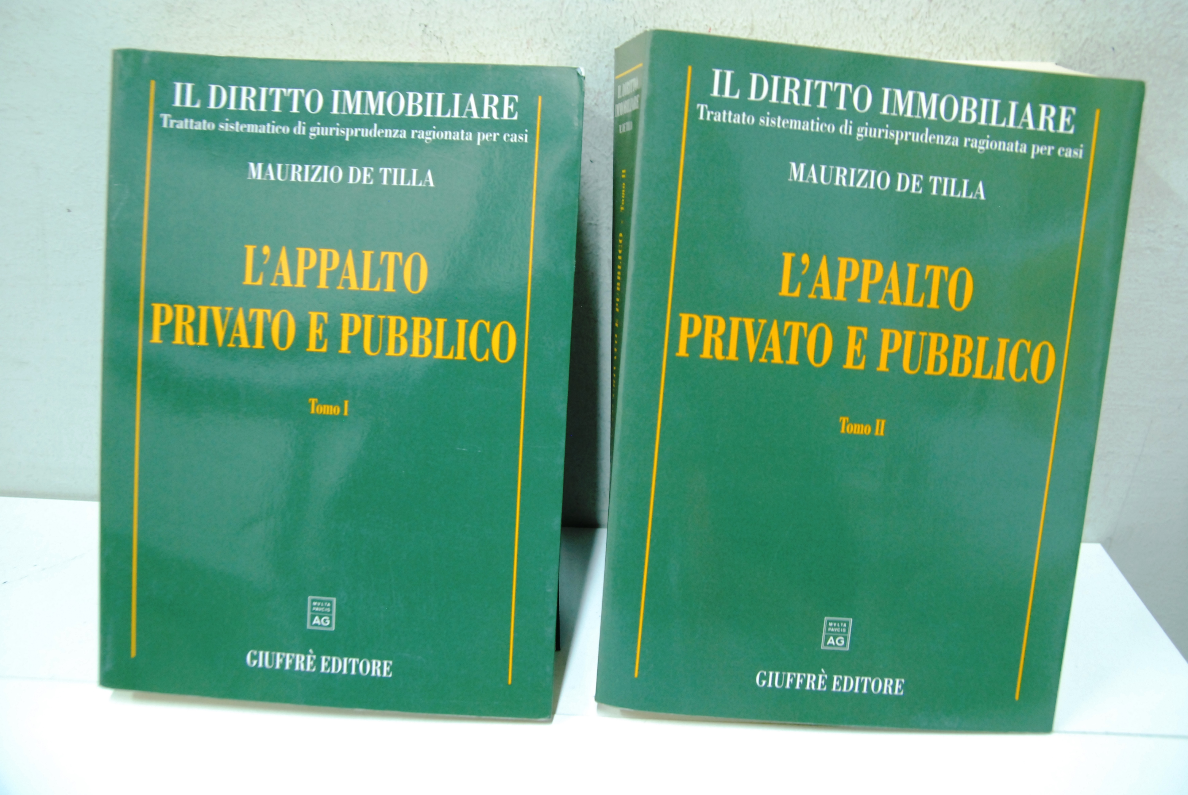 L'appalto privato e pubblico, Tomo I e II completi