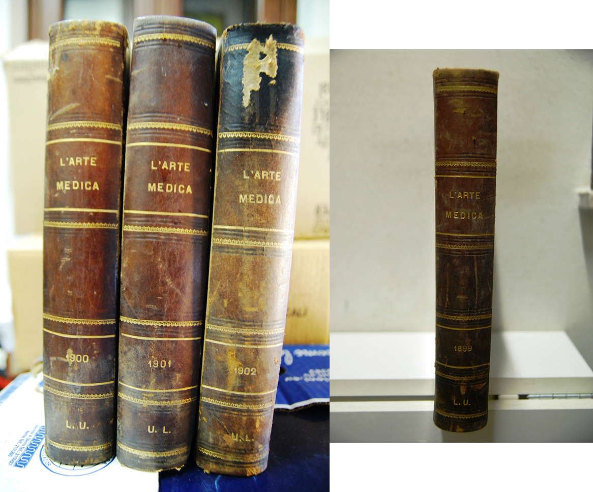 L'Arte Medica, settimanale illustrato, 4 volumi