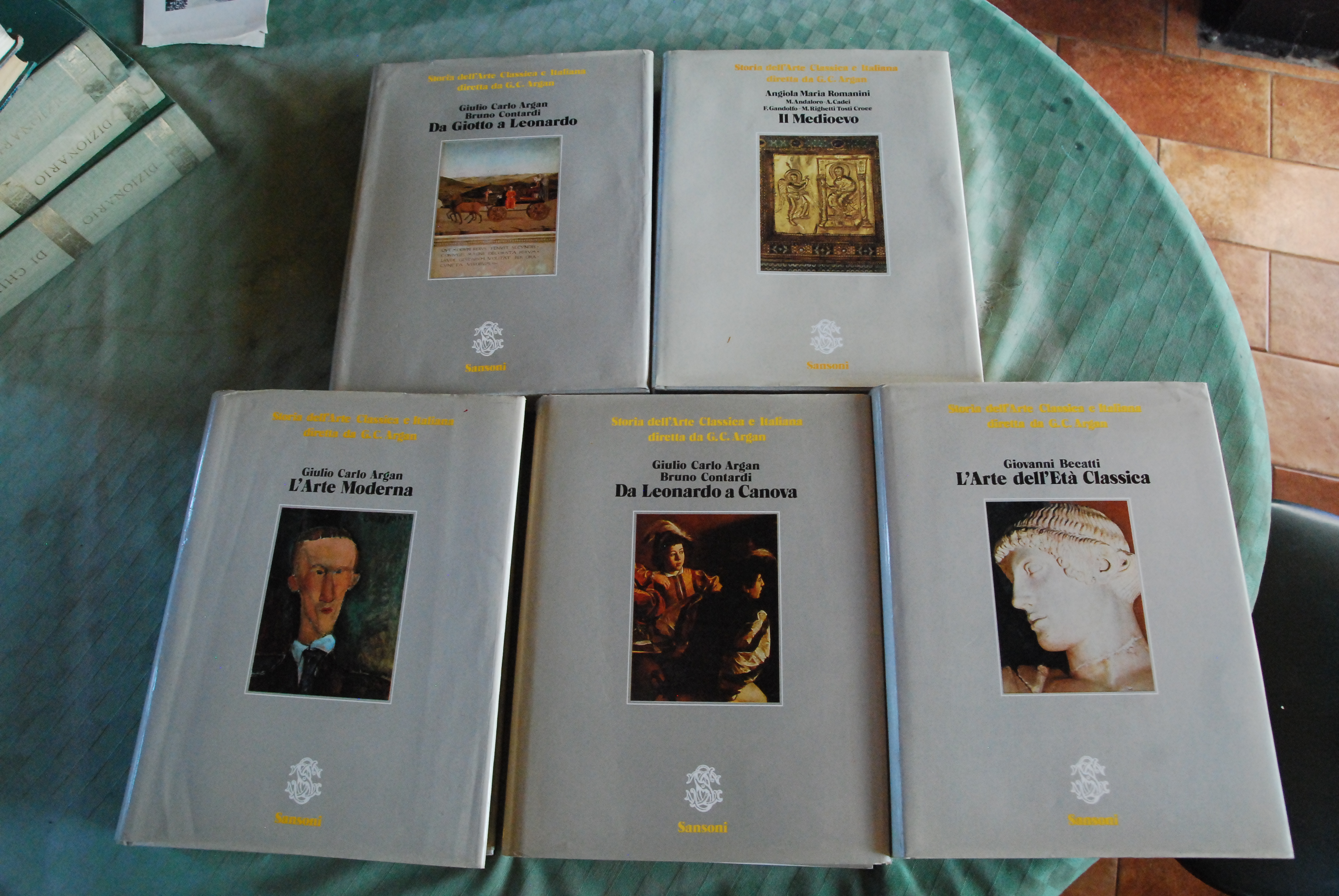 l'arte moderna vol. 1,2,3,4,5 da giotto a leonardo il medioevo …