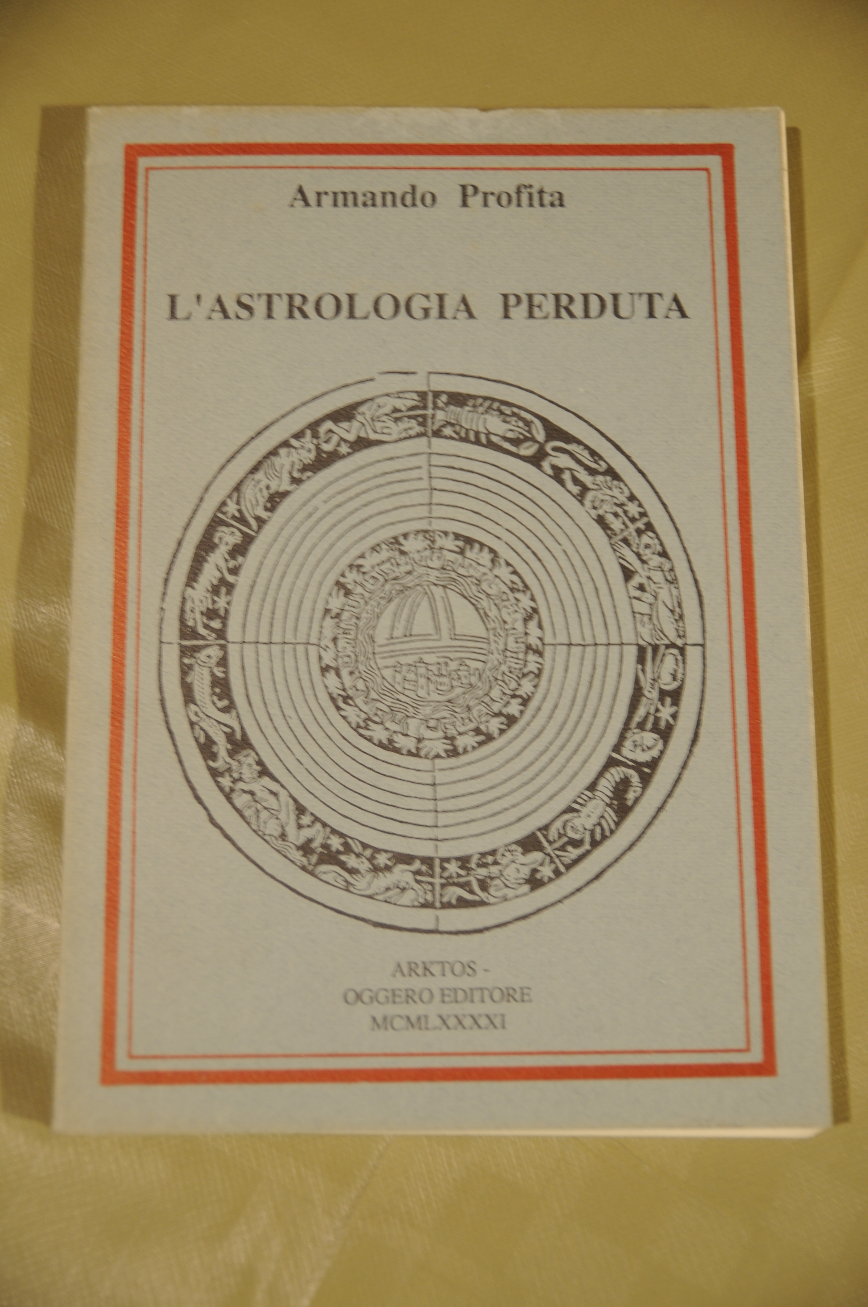 l'astrologia perduta autografato con dedica