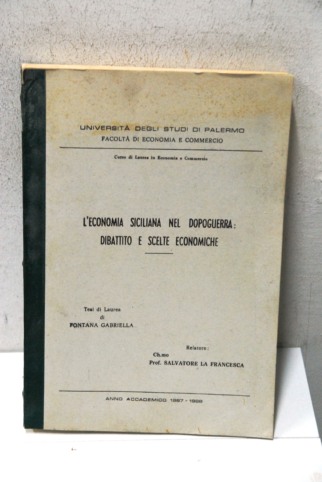 l'economia siciliana nel dopoguerra dibattito e scelte economiche tesi di …