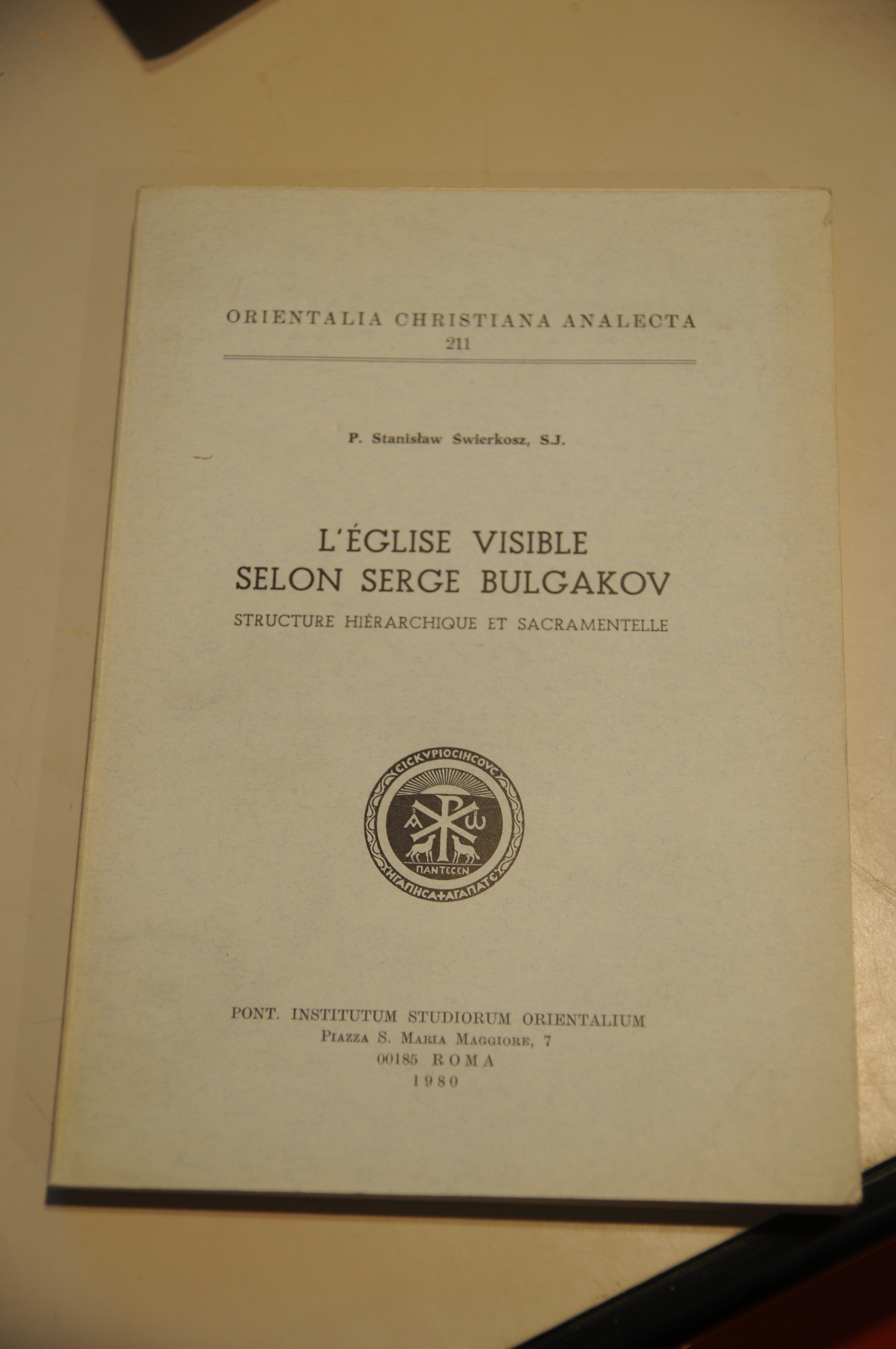 l'eglise visible selon serge bulgakov NUOVISSIMO