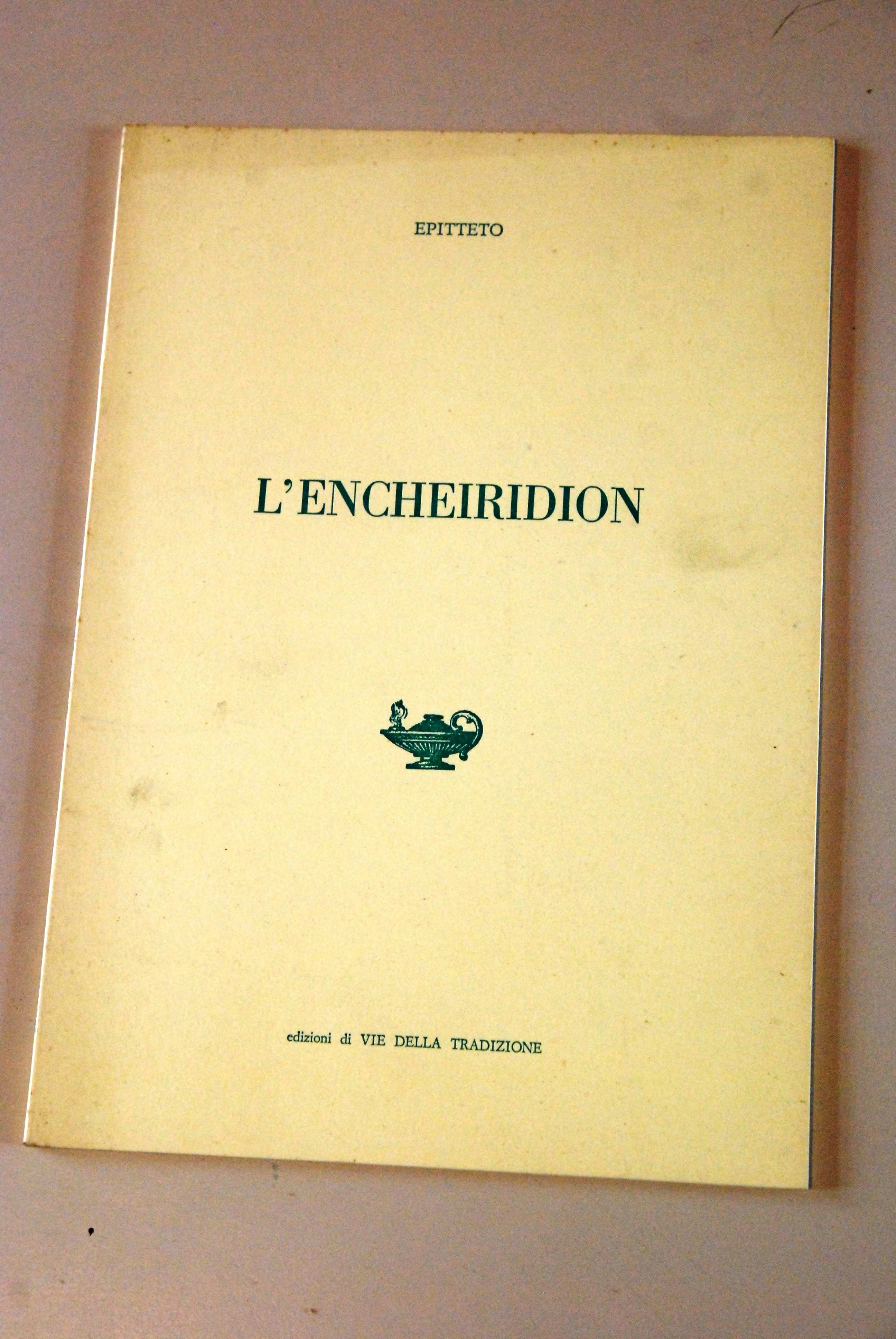 l'encheiridion a cura di pier luigi aurea NUOVISSIMO