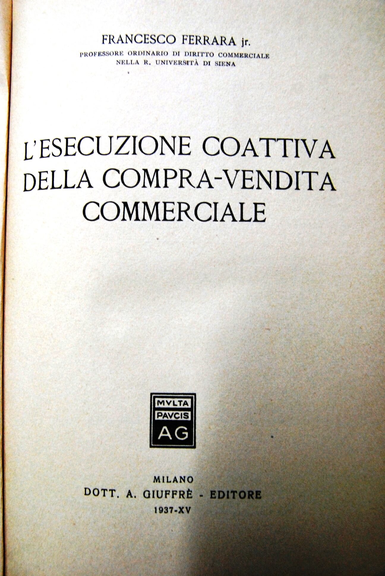 L'esecuzione coattiva della compra vendita commerciale
