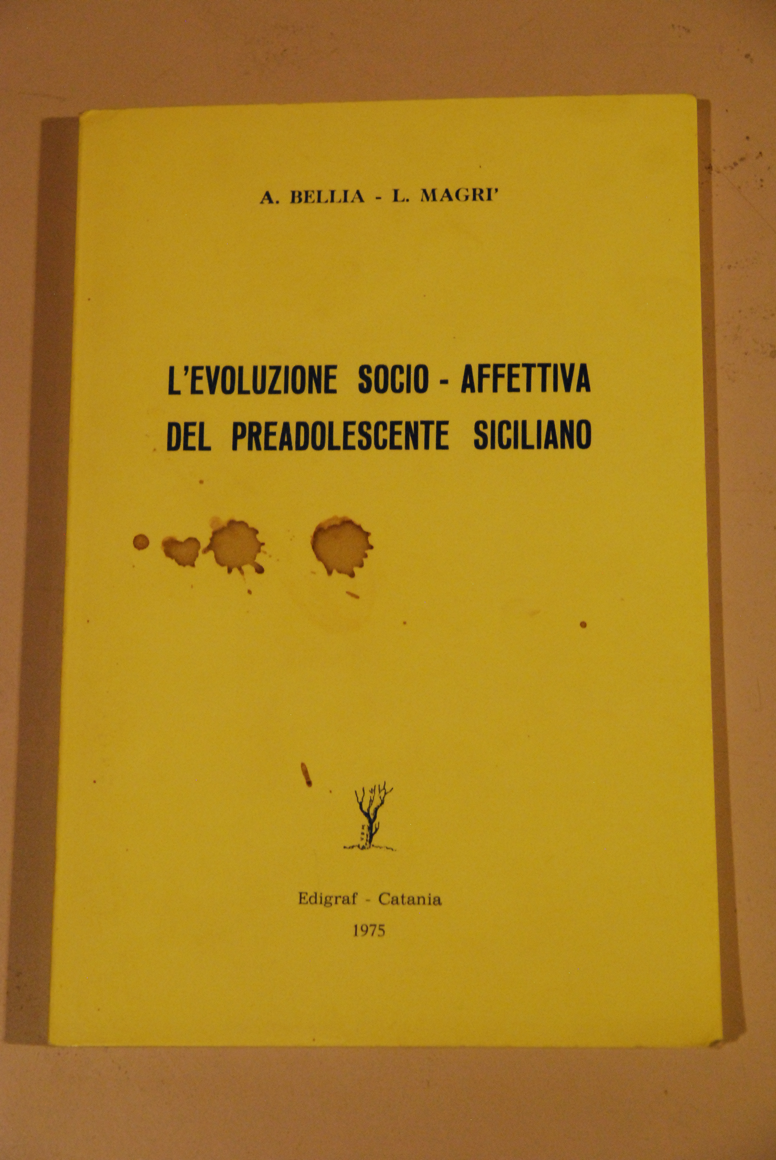 l'evoluzione socio affettiva del preadolescente siciliano autografato da bellia