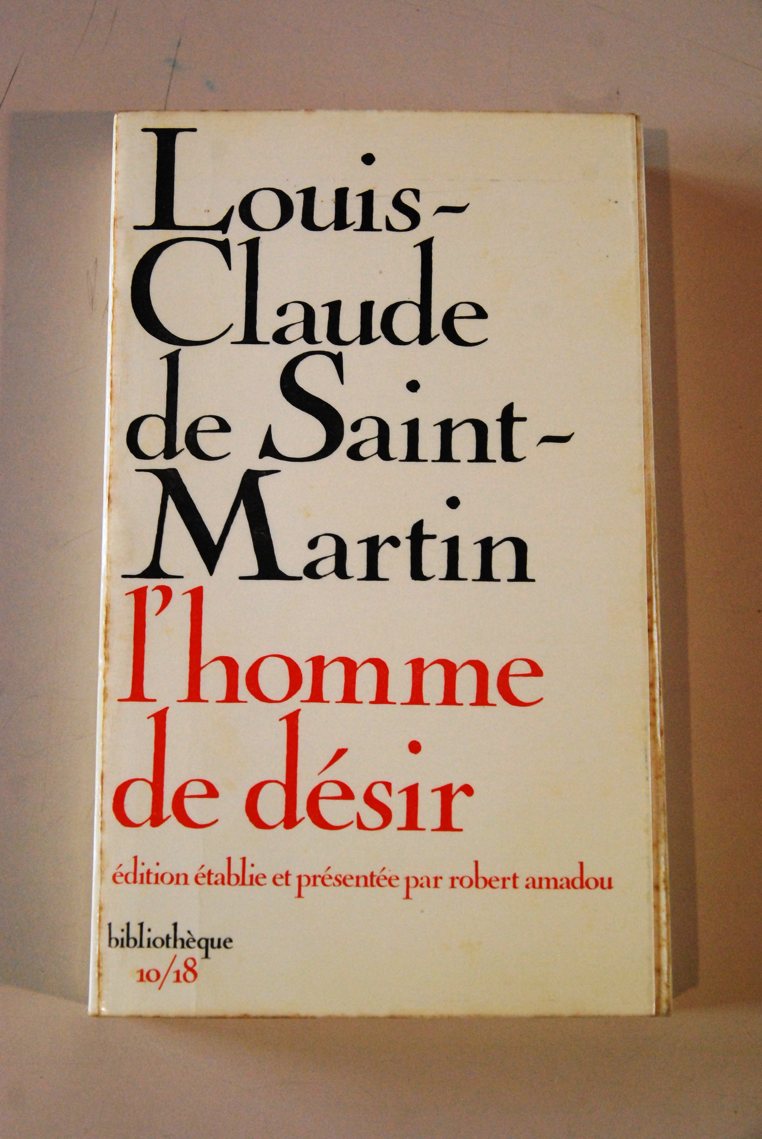 L'HOMME DE DESIR nuovo