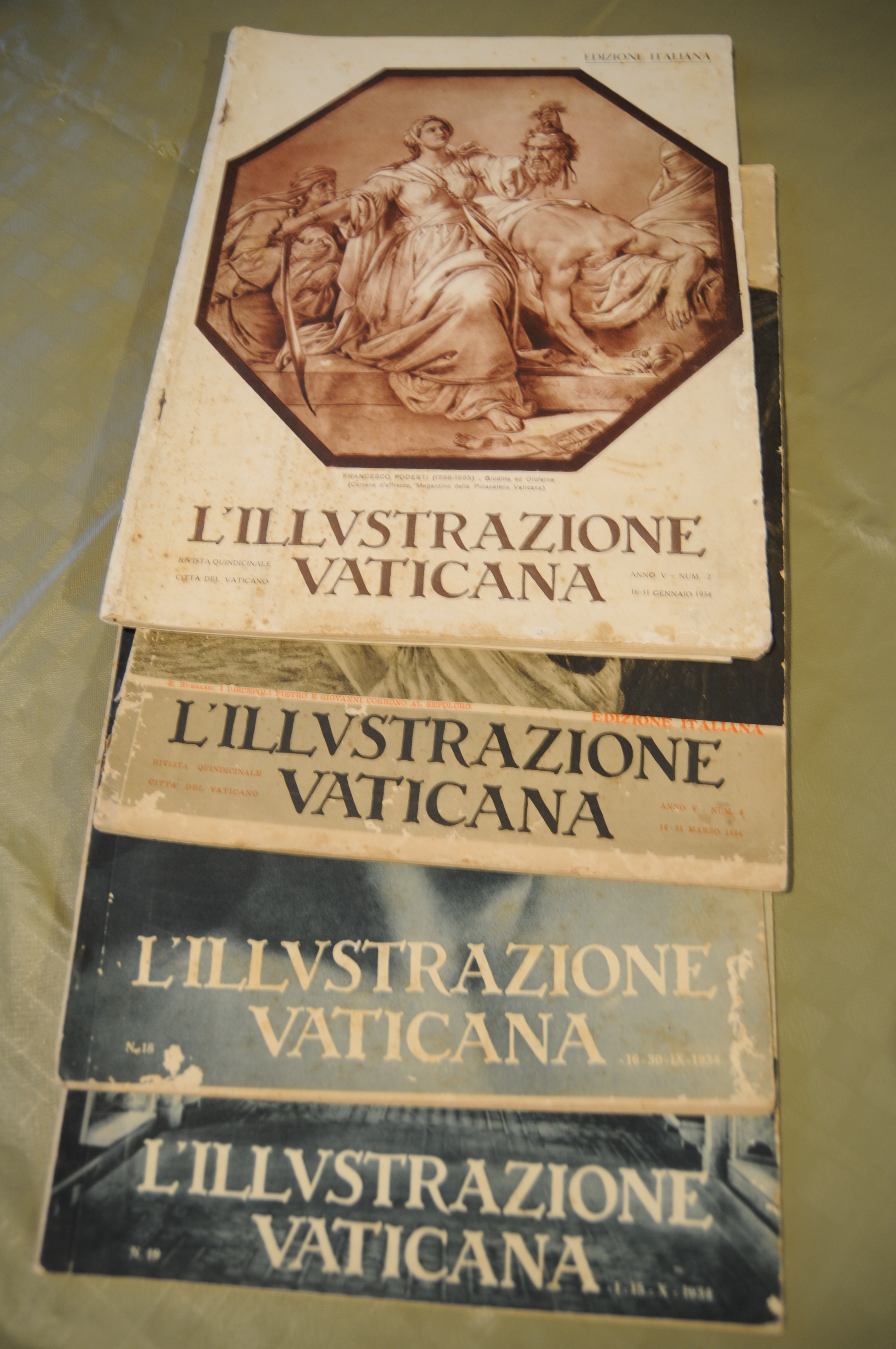 l'illustrazione annata 1934 numeri 2,6,8,19