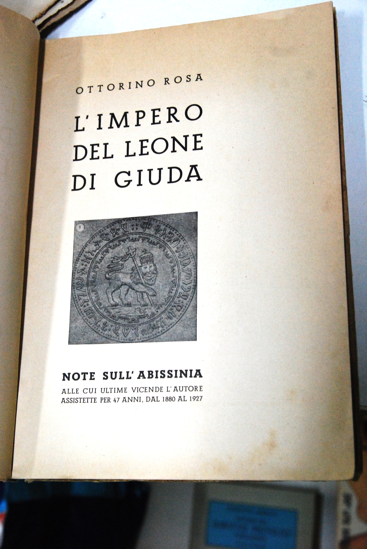 l'impero del leone di giuda note sull'abissinia