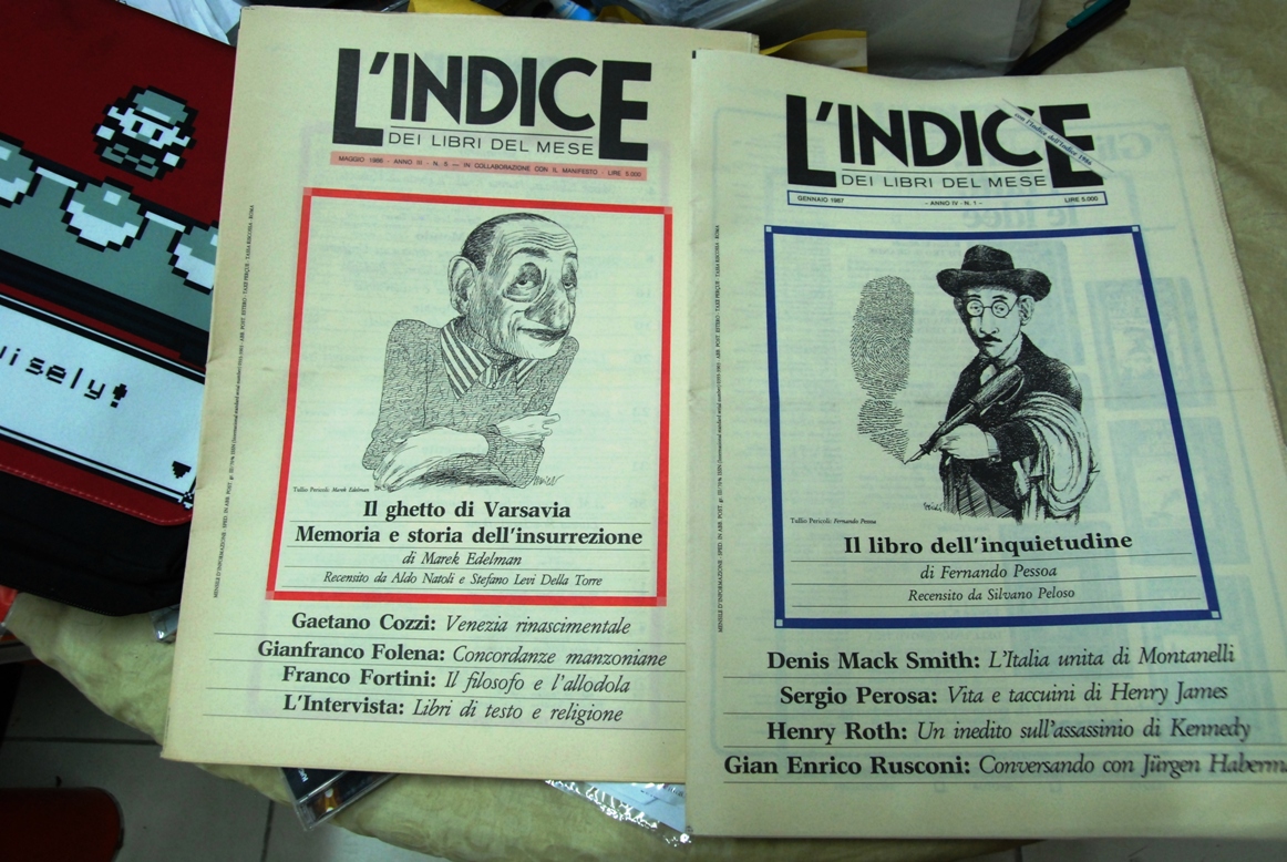 L'Indice dei libri del mese, maggio 1986, gennaio 1987