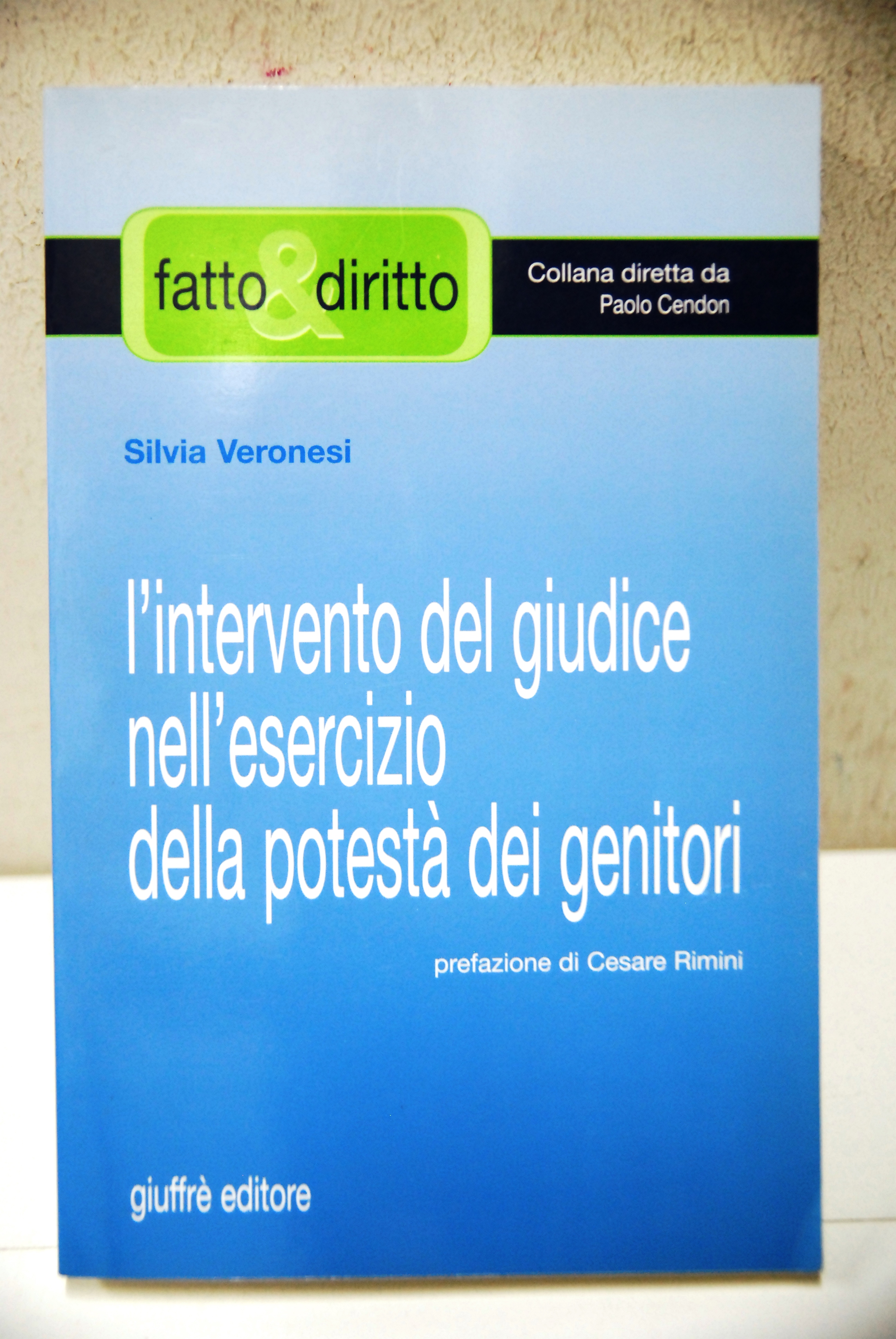 L'intervento del giudice nell'esercizio della potestà dei genitori