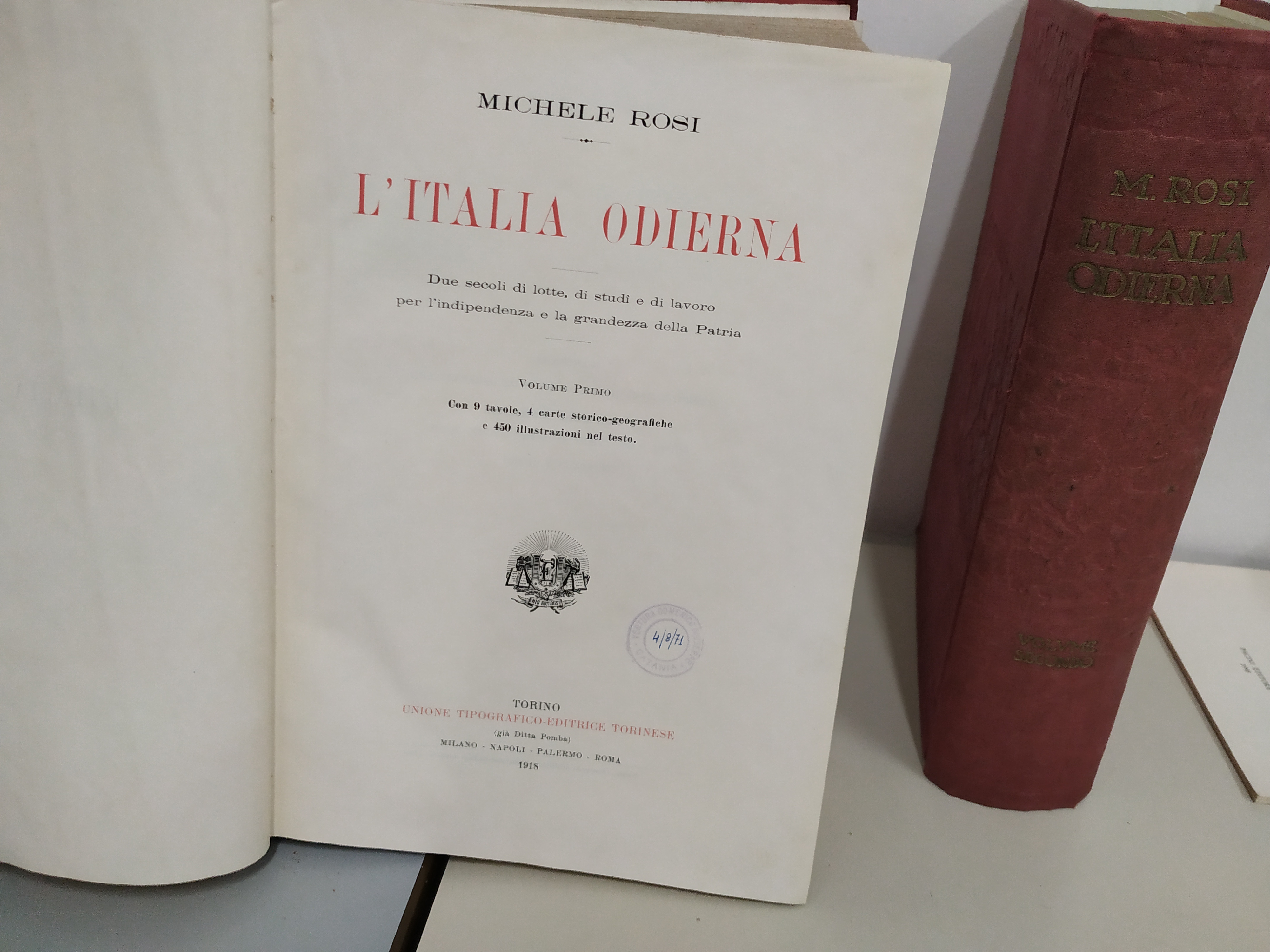 l'italia odierna 2 voll.