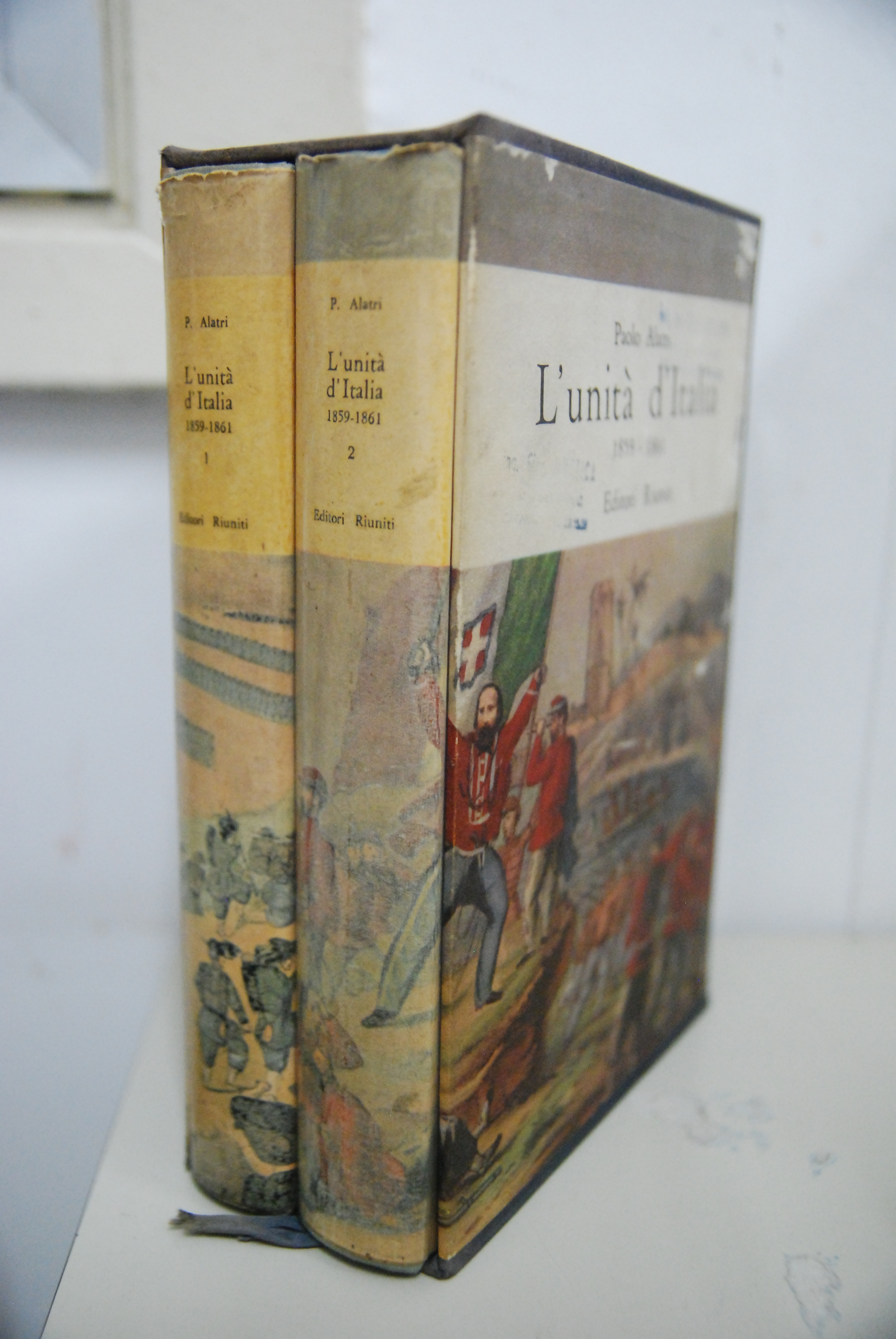 l'unità d'italia 2 voll. opera cpl. con cofanetto