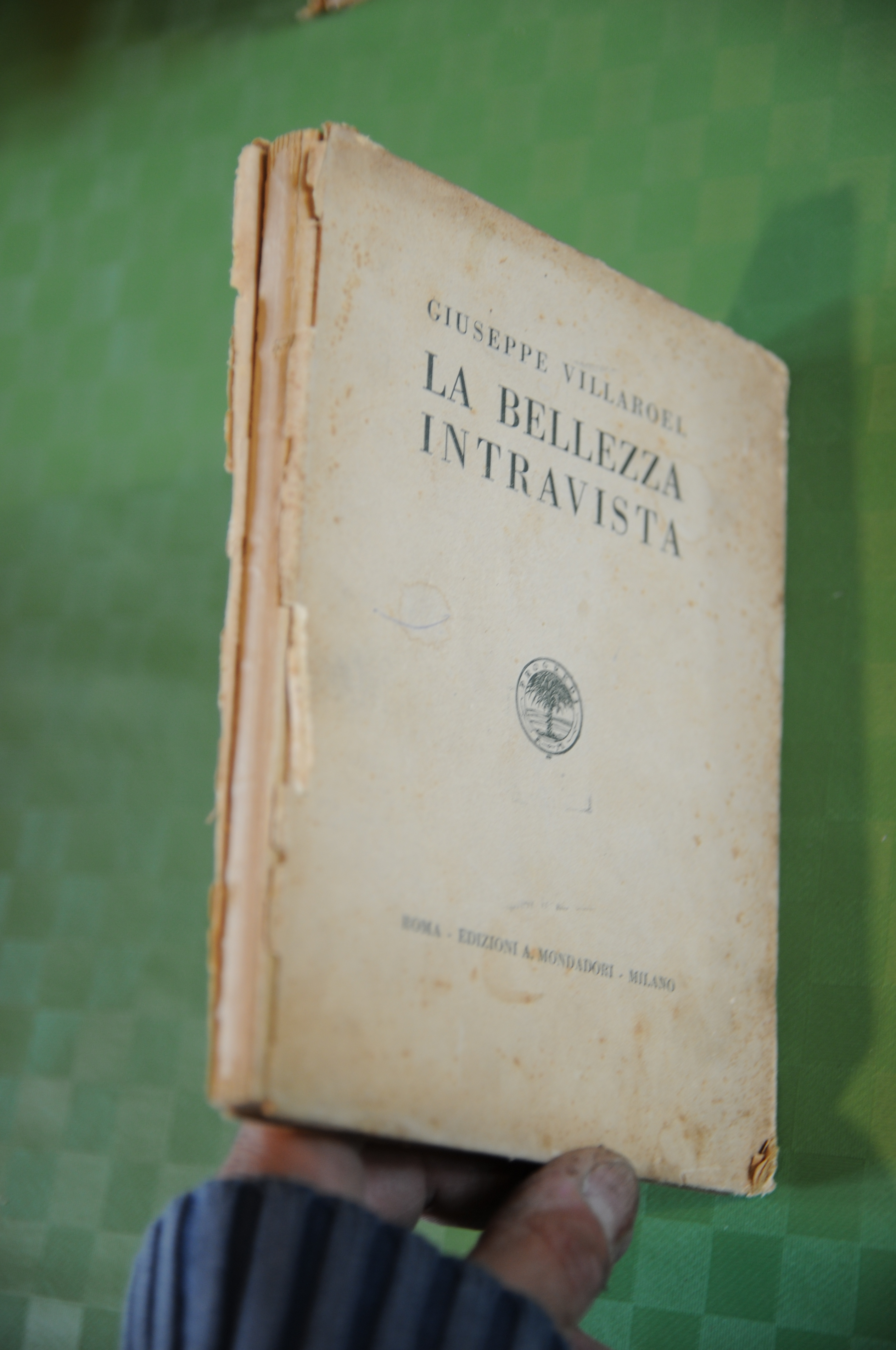 la bellezza intravista autografato con dedica 1923