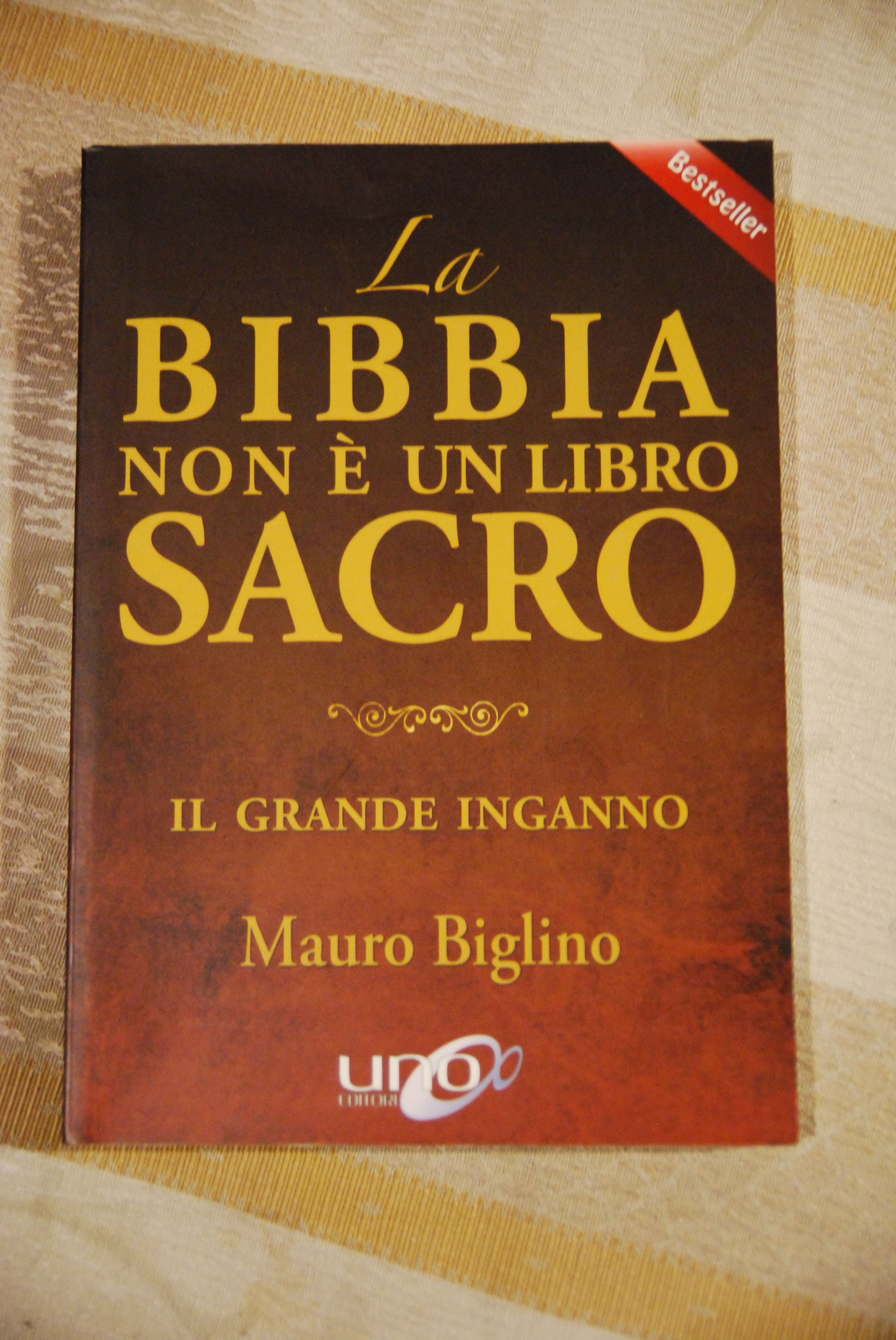 la bibbia non è un libro sacro NUOVO