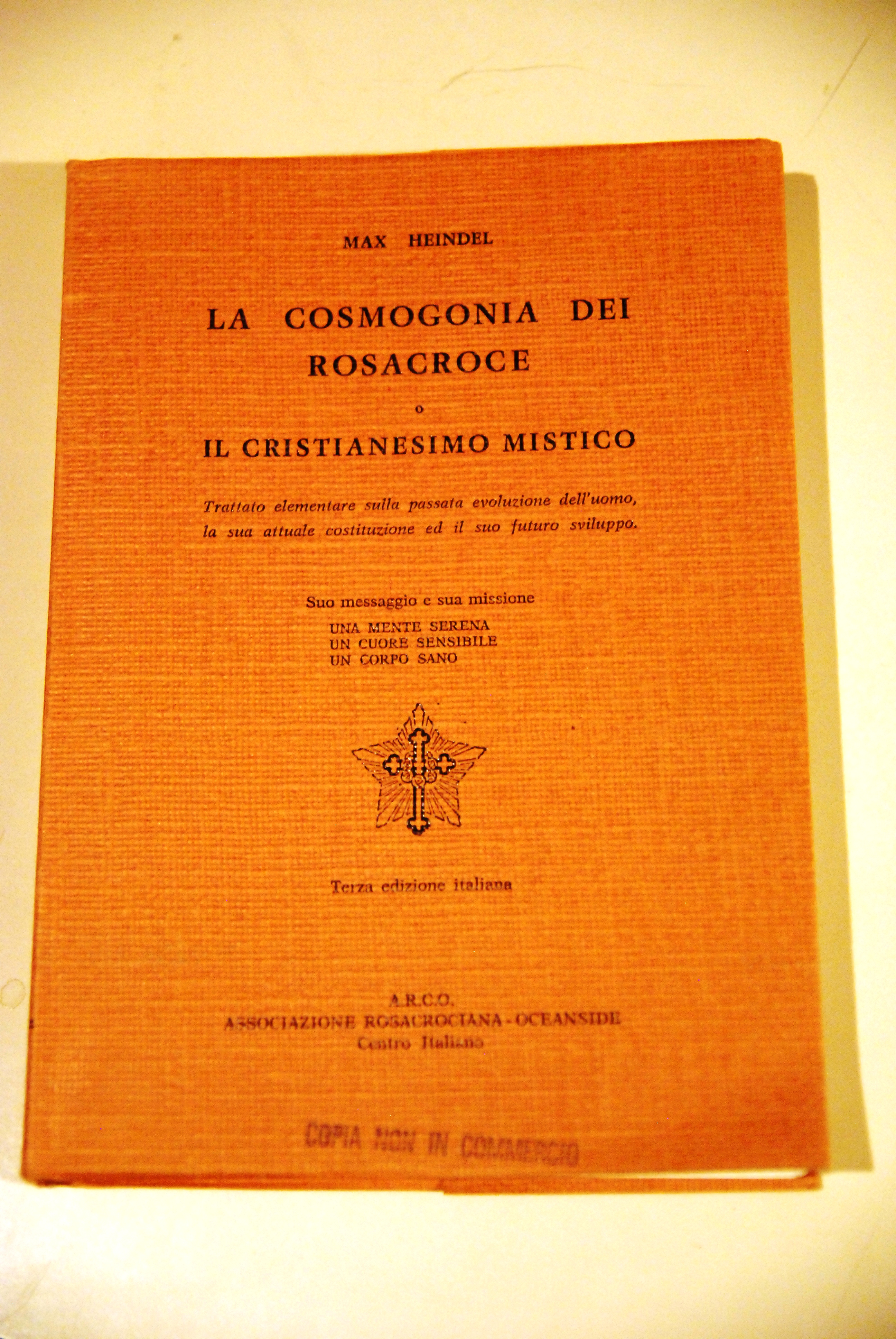 la cosmogonia dei rosacroce il cristianesimo mistico NUOVISSIMO