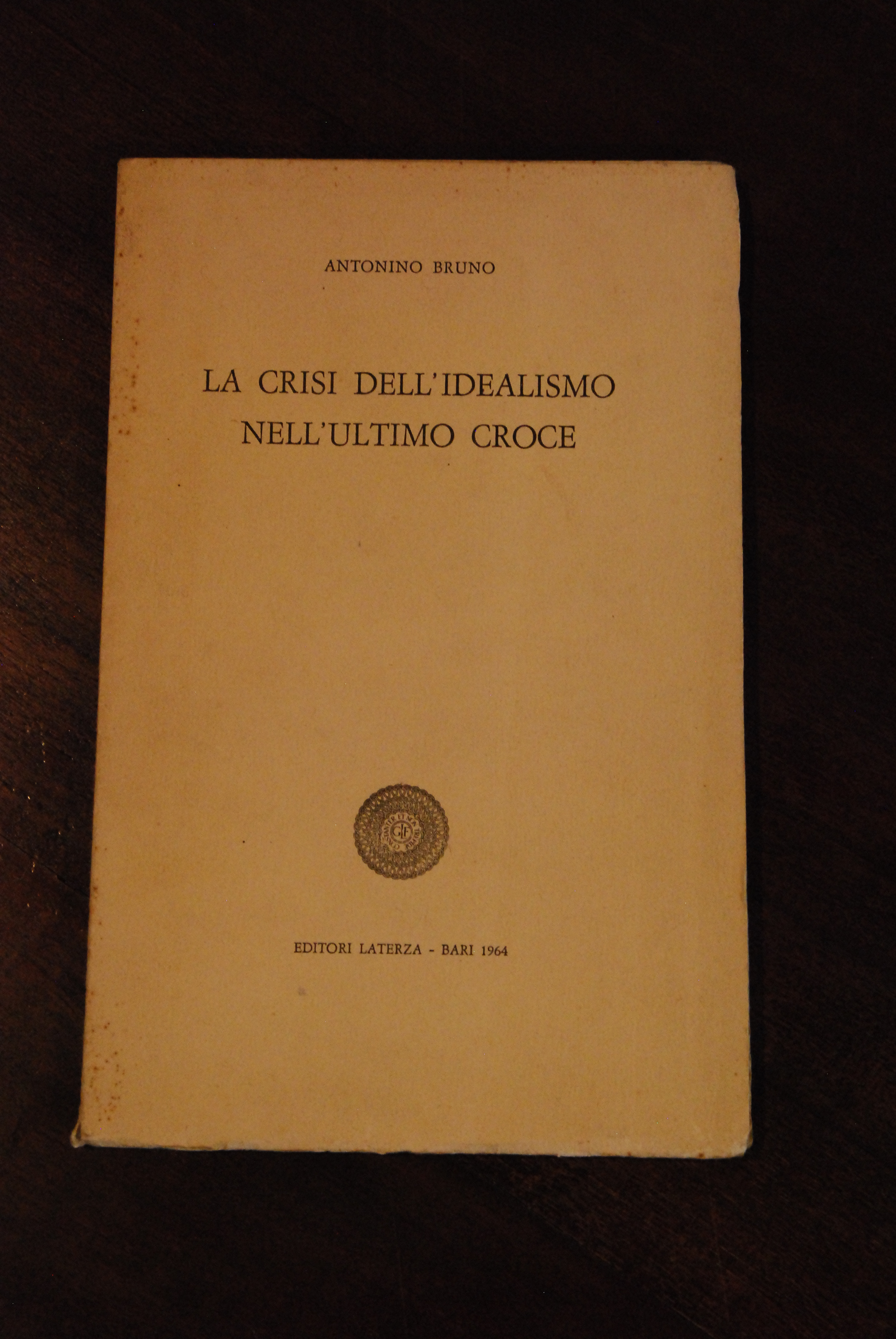 la crisi dell'idealismo nell'ultimo croce NUOVO