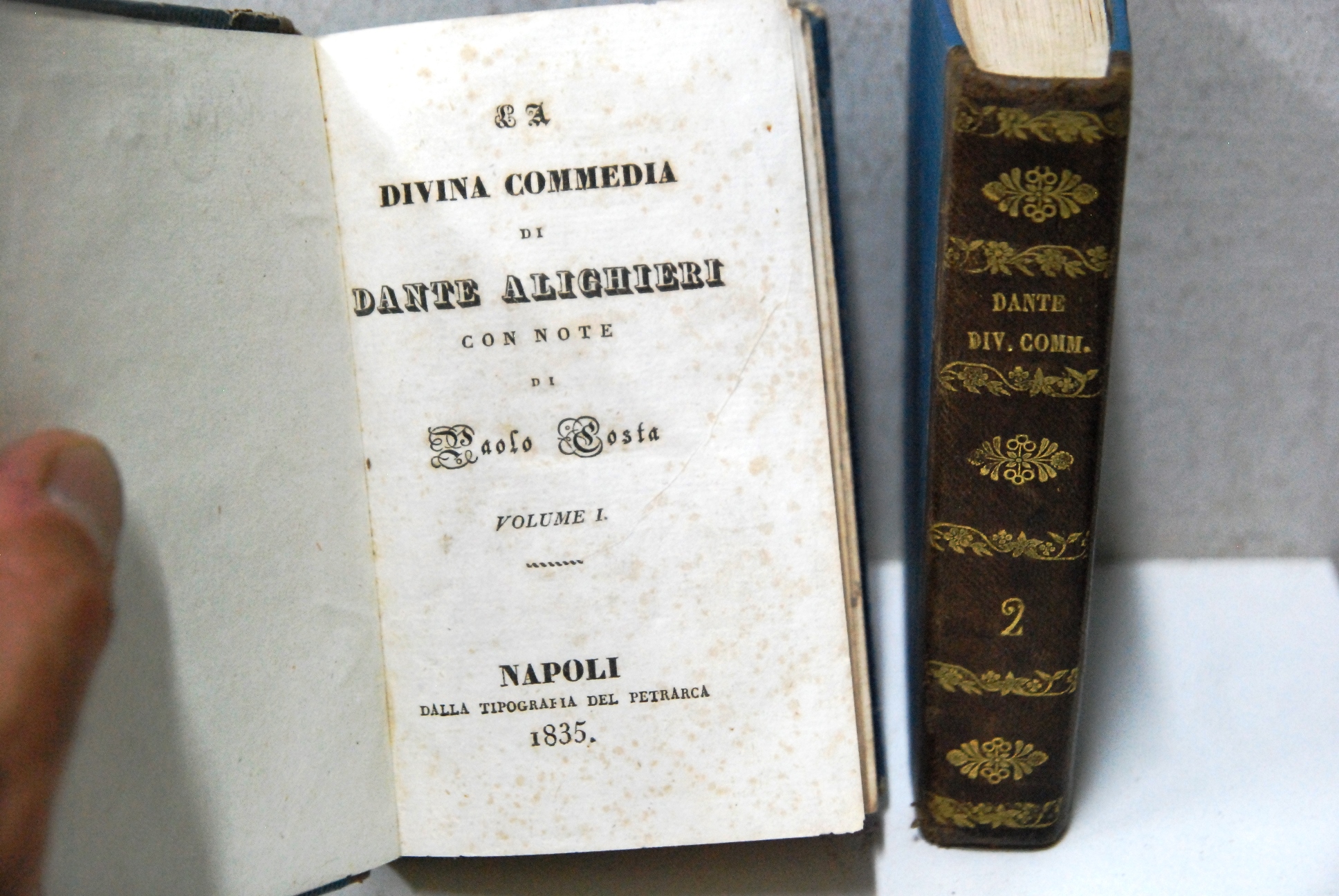 la divina commedia vol. 1 e 2 inferno e purgatorio