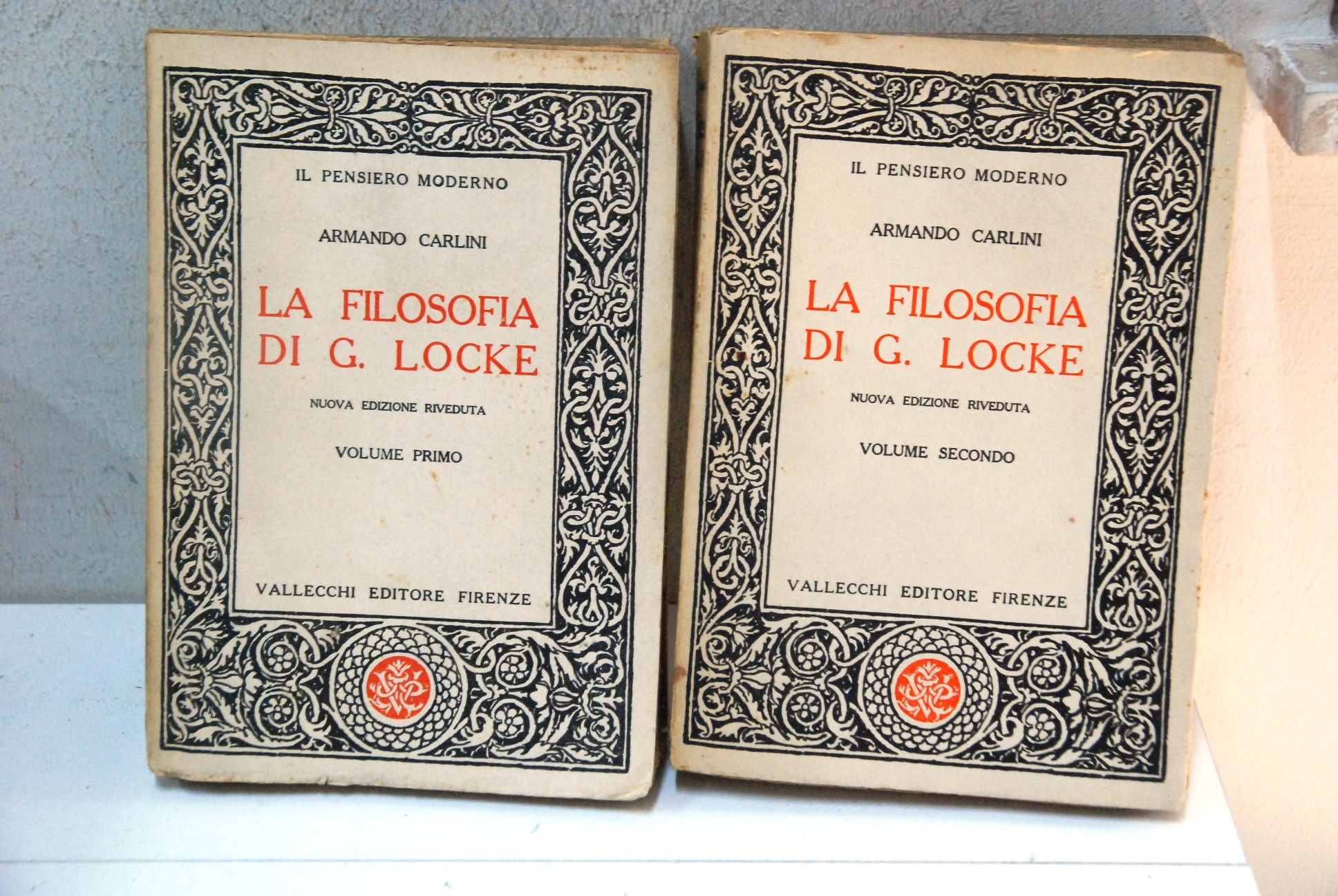 la filosofia di locke 2 voll. NUOVI opera cpl.