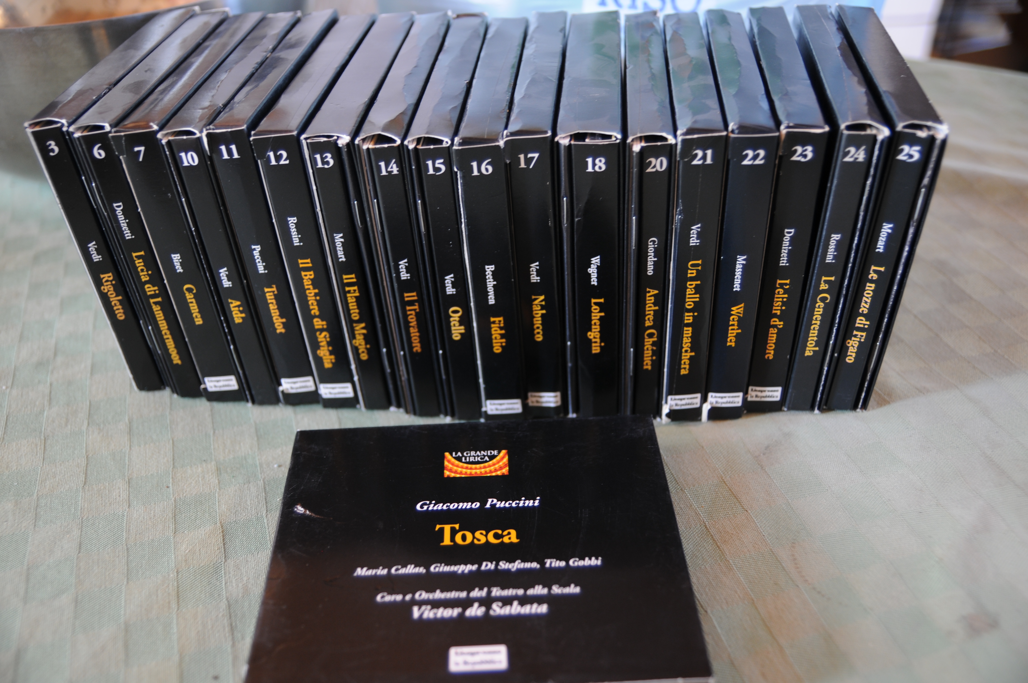la grande lirica cd 2,3,6,7, dal 10 al 25