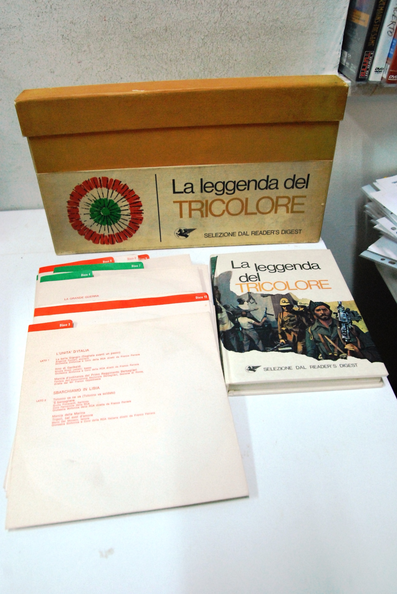 la leggenda del tricolore 12 dischi 45 giri opera cpl. …