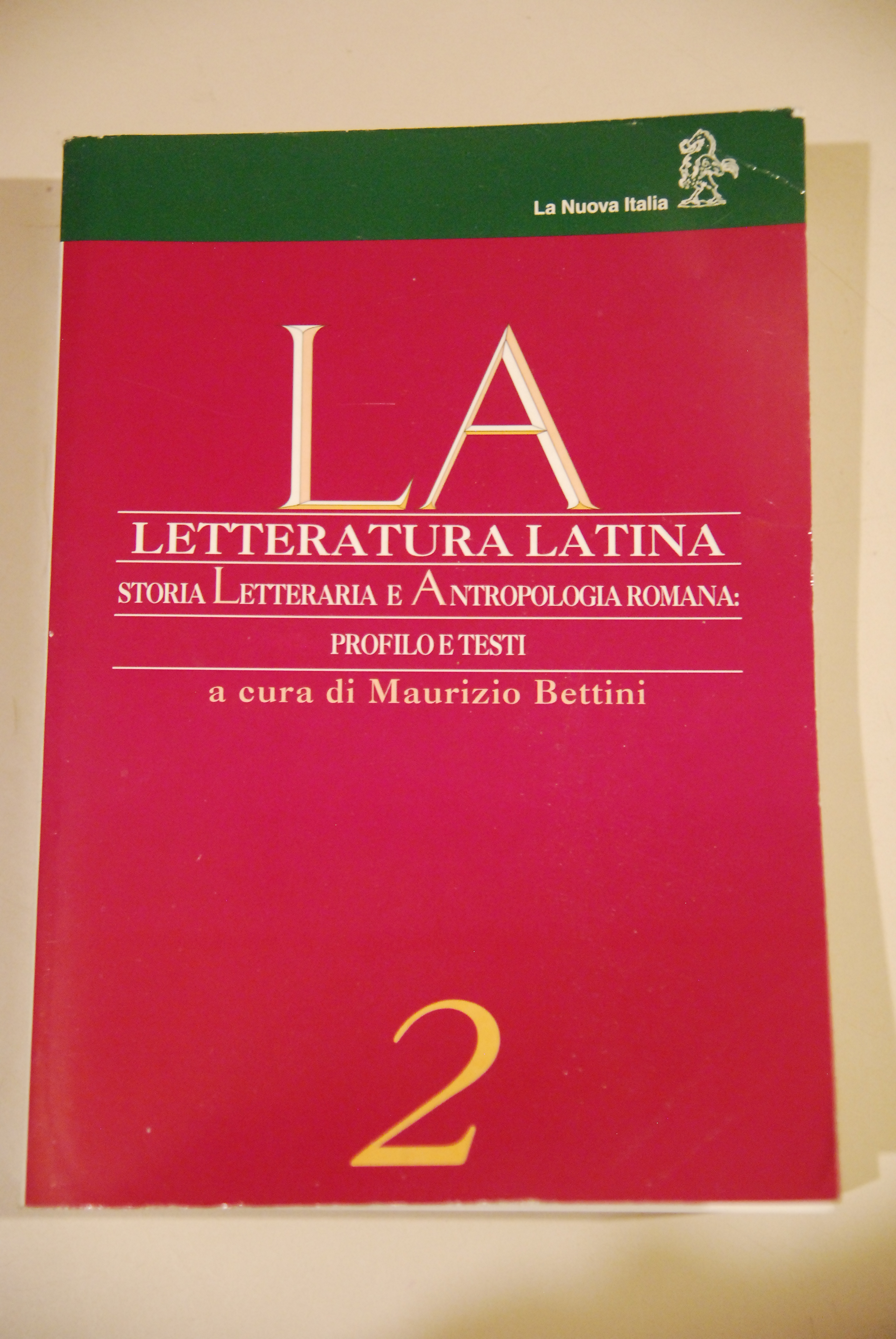 la letteratura italiana antropologia romana vol. 2