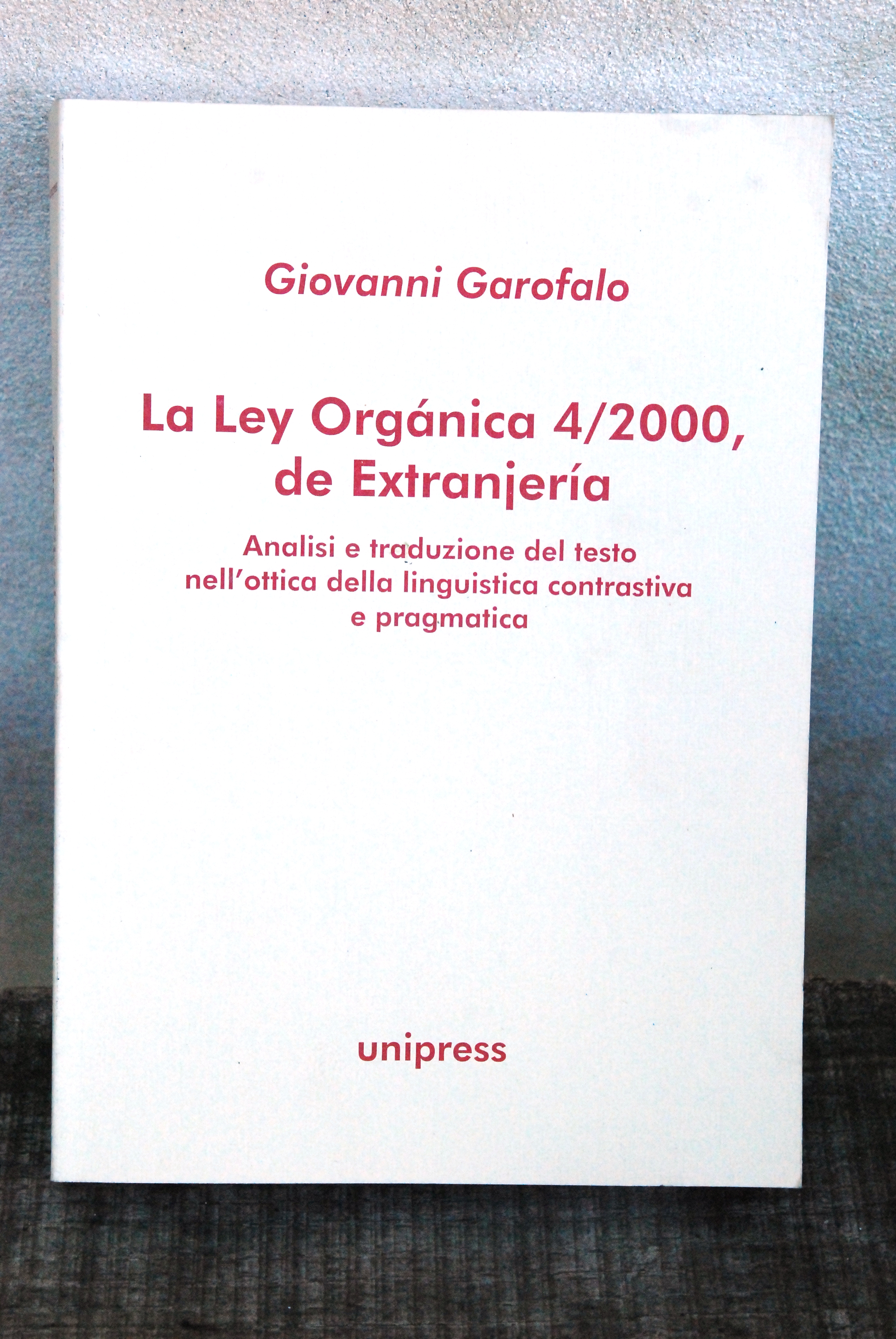 la ley organica de extranjeria NUOVO