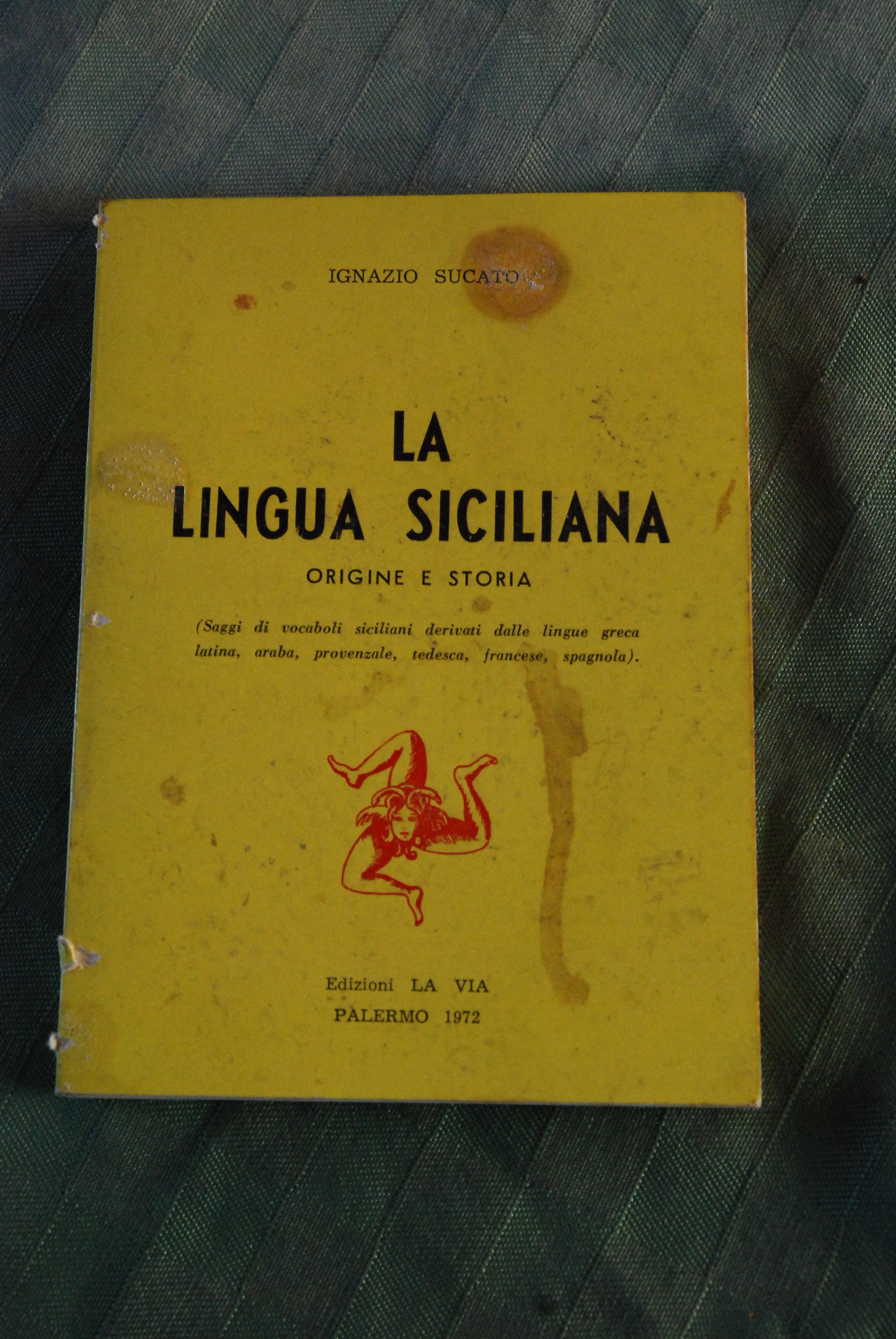 la lingua siciliana 1 ed. 1972