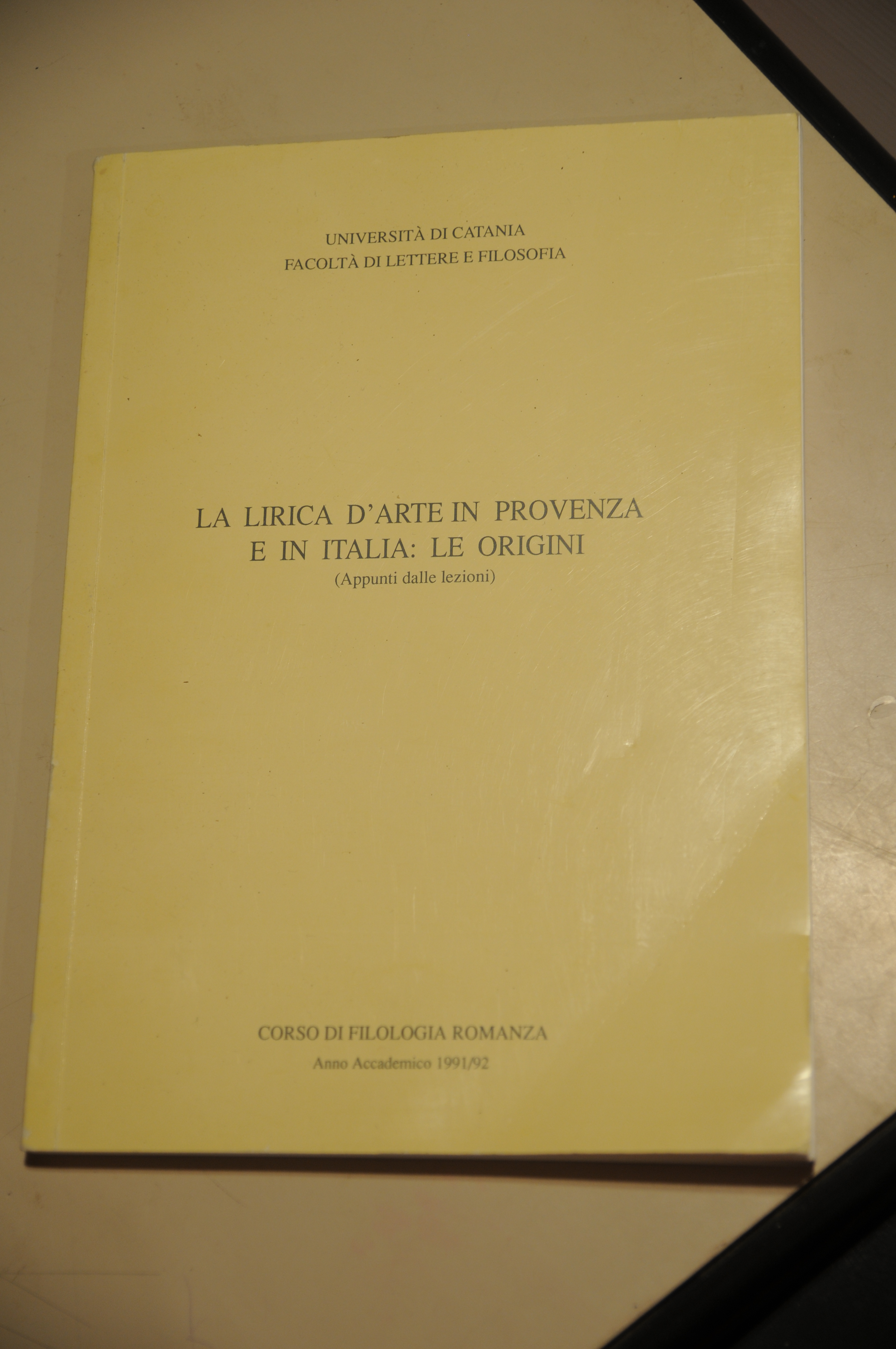 la lirica d'arte in provenza e in italia le origini …