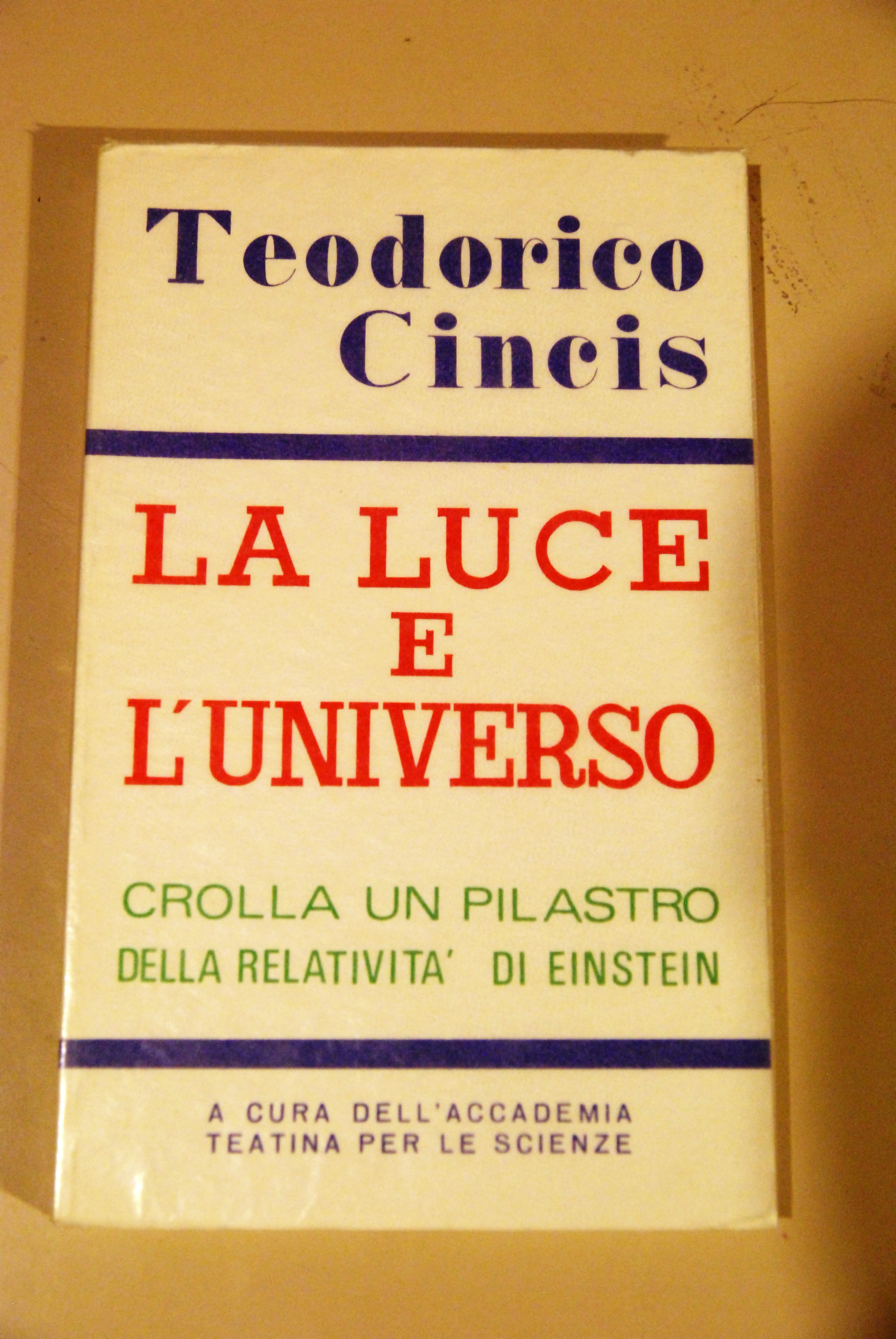 la luce e l'universo 1 ed 1971