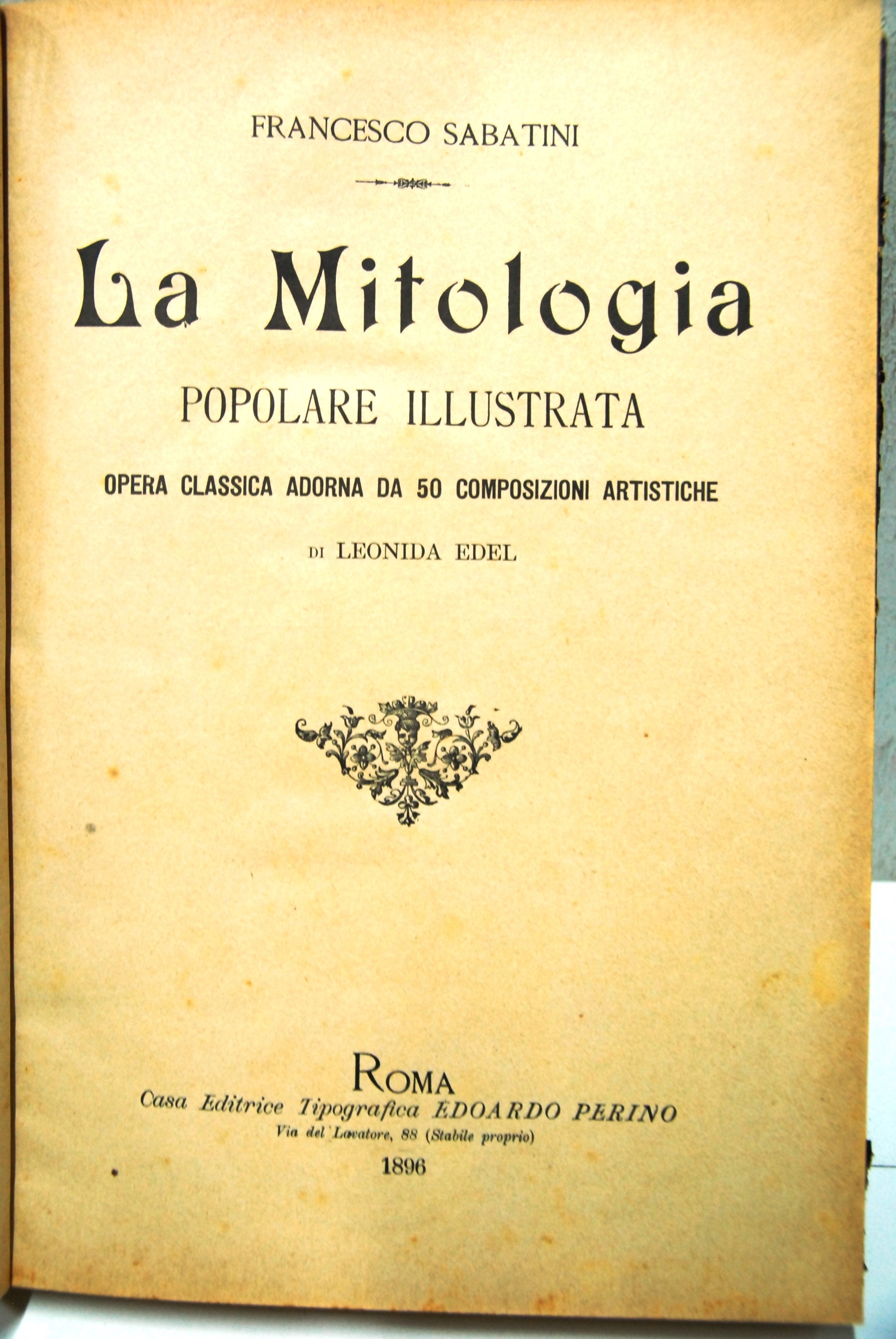 La mitologia popolare illustrata opera di leonida edel