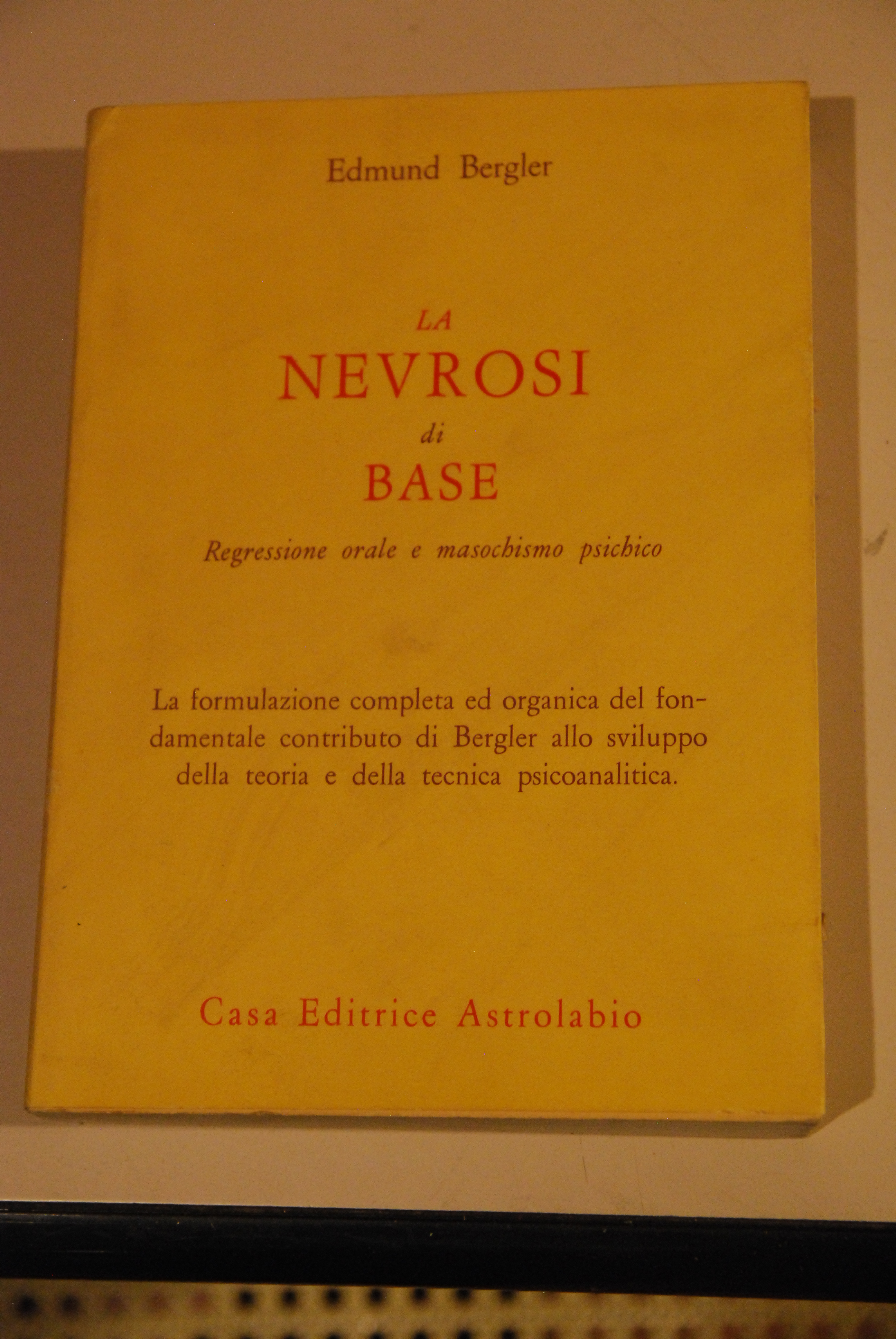 la nevrosi di base regressione orale e masochismo psichico NUOVO