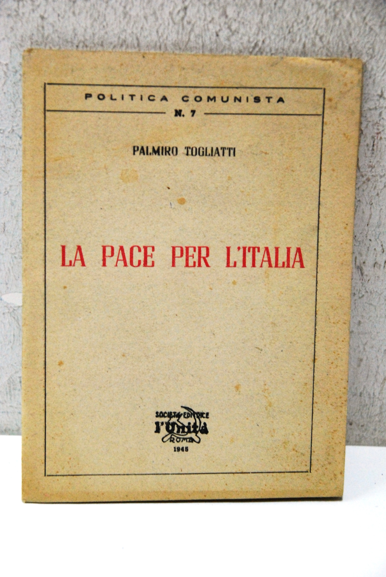la pace per l'italia