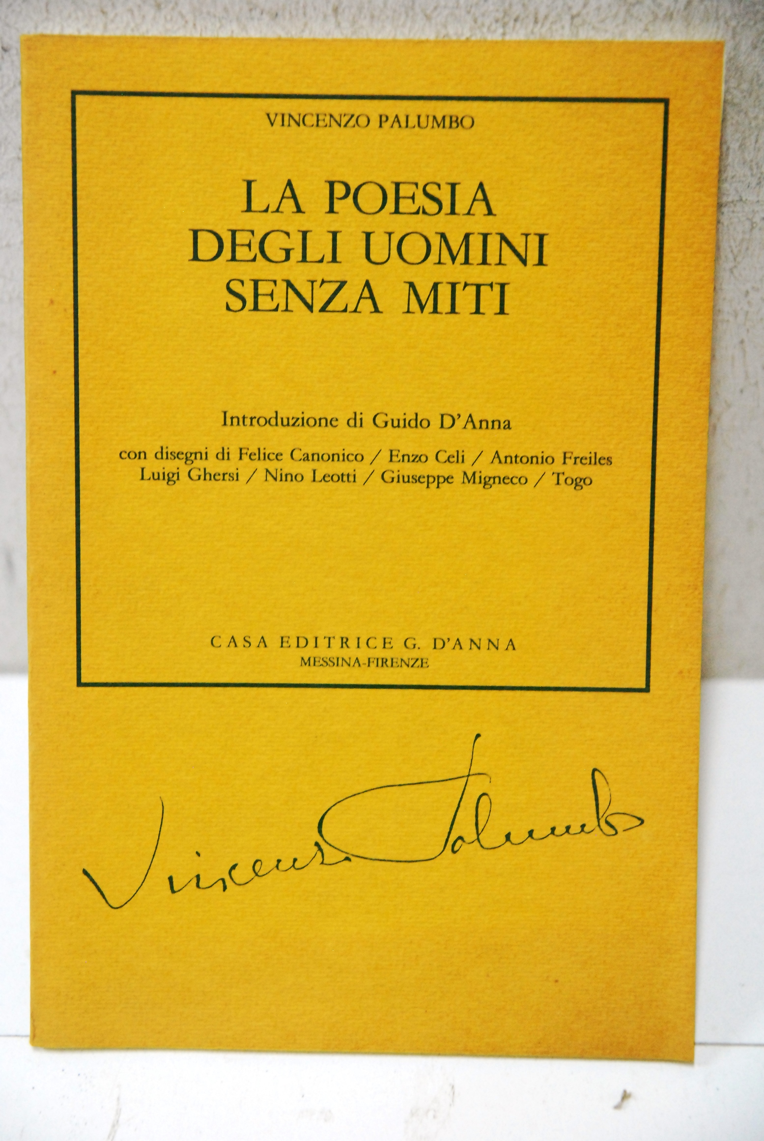 la poesia degli uomini senza miti NUOVO