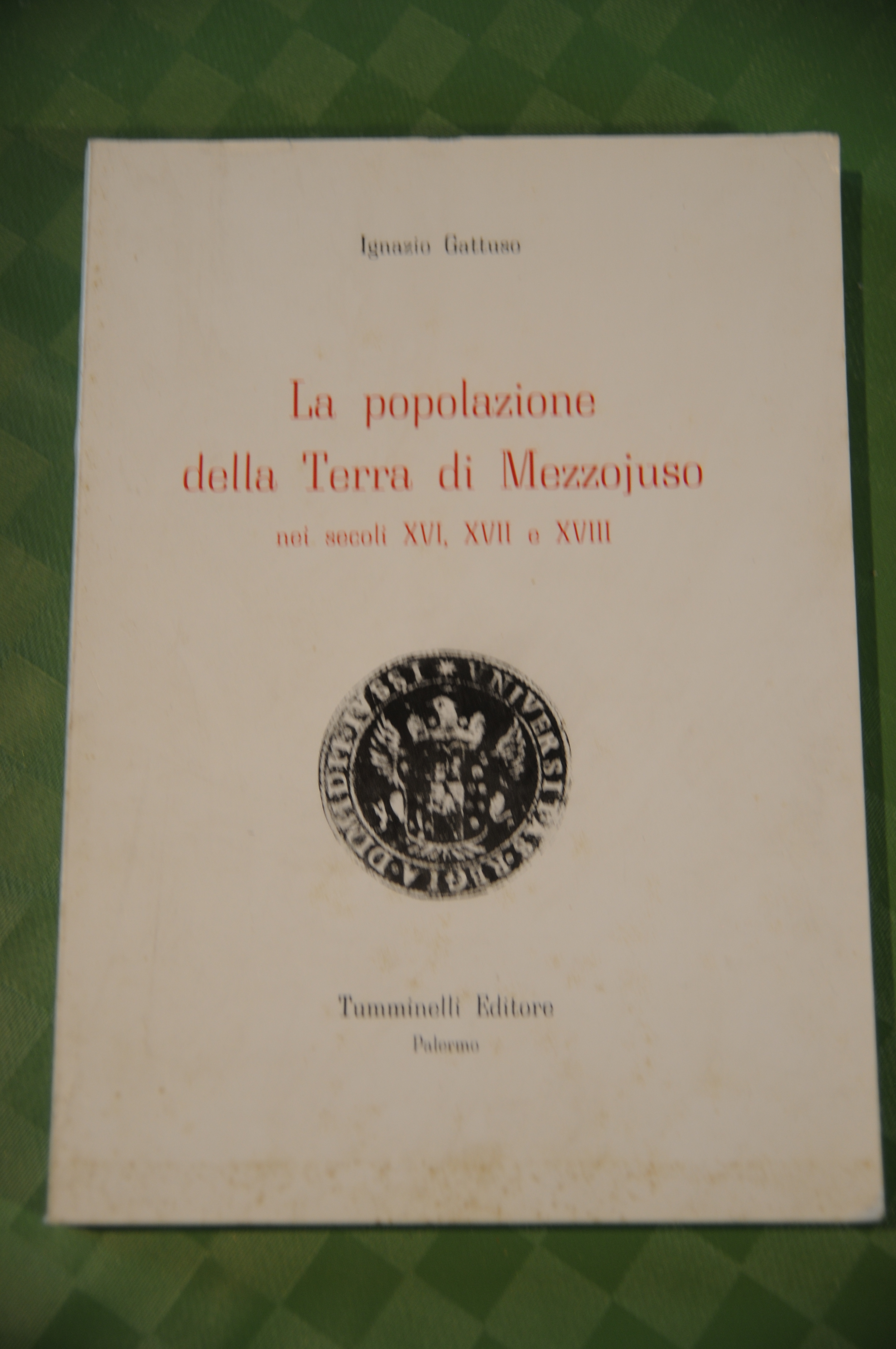 LA POPOLAZIONE DELLA TERRA DI MEZZOJUSO mezzoiuso