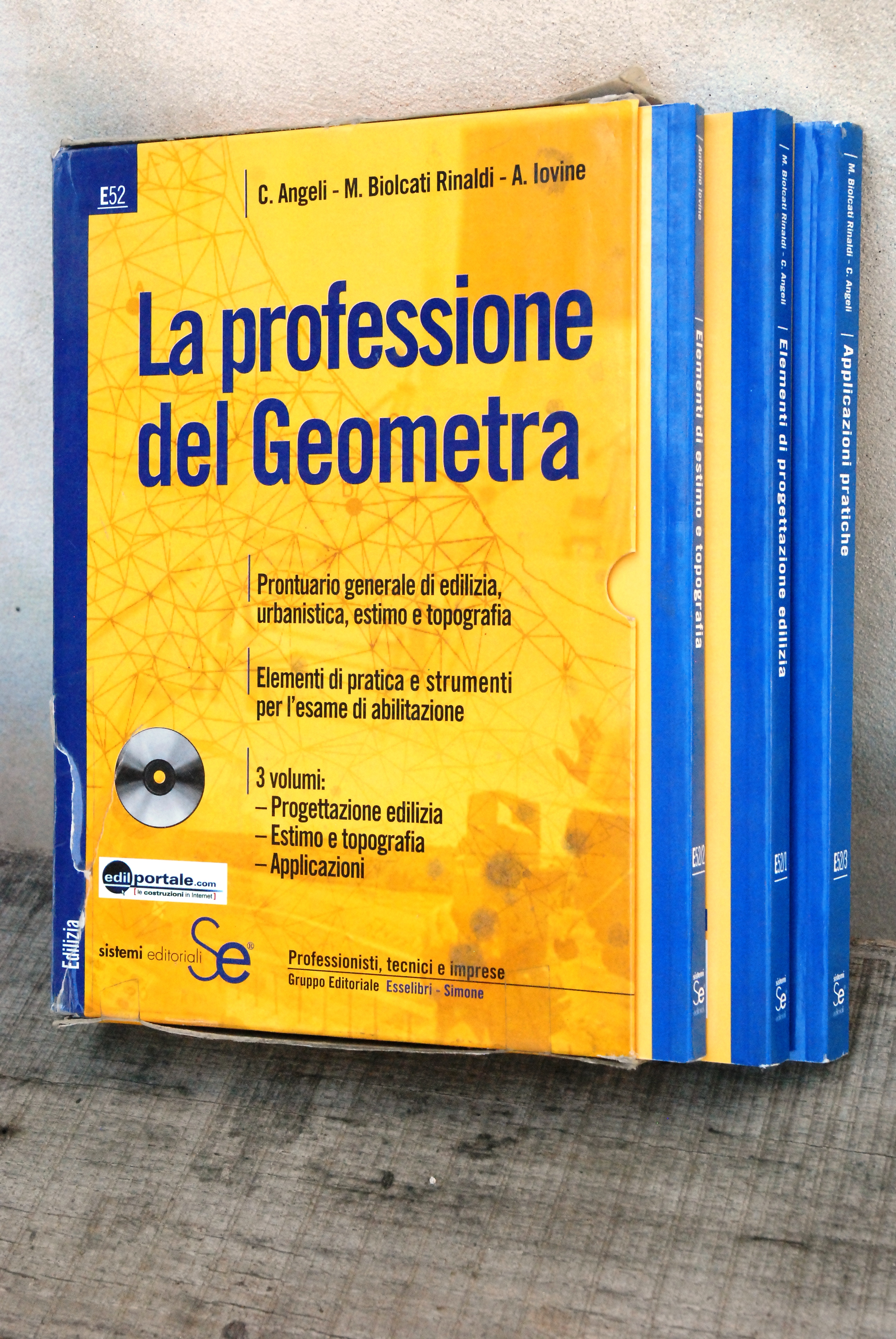 la professione del geometra 3 vol. in cofanetto