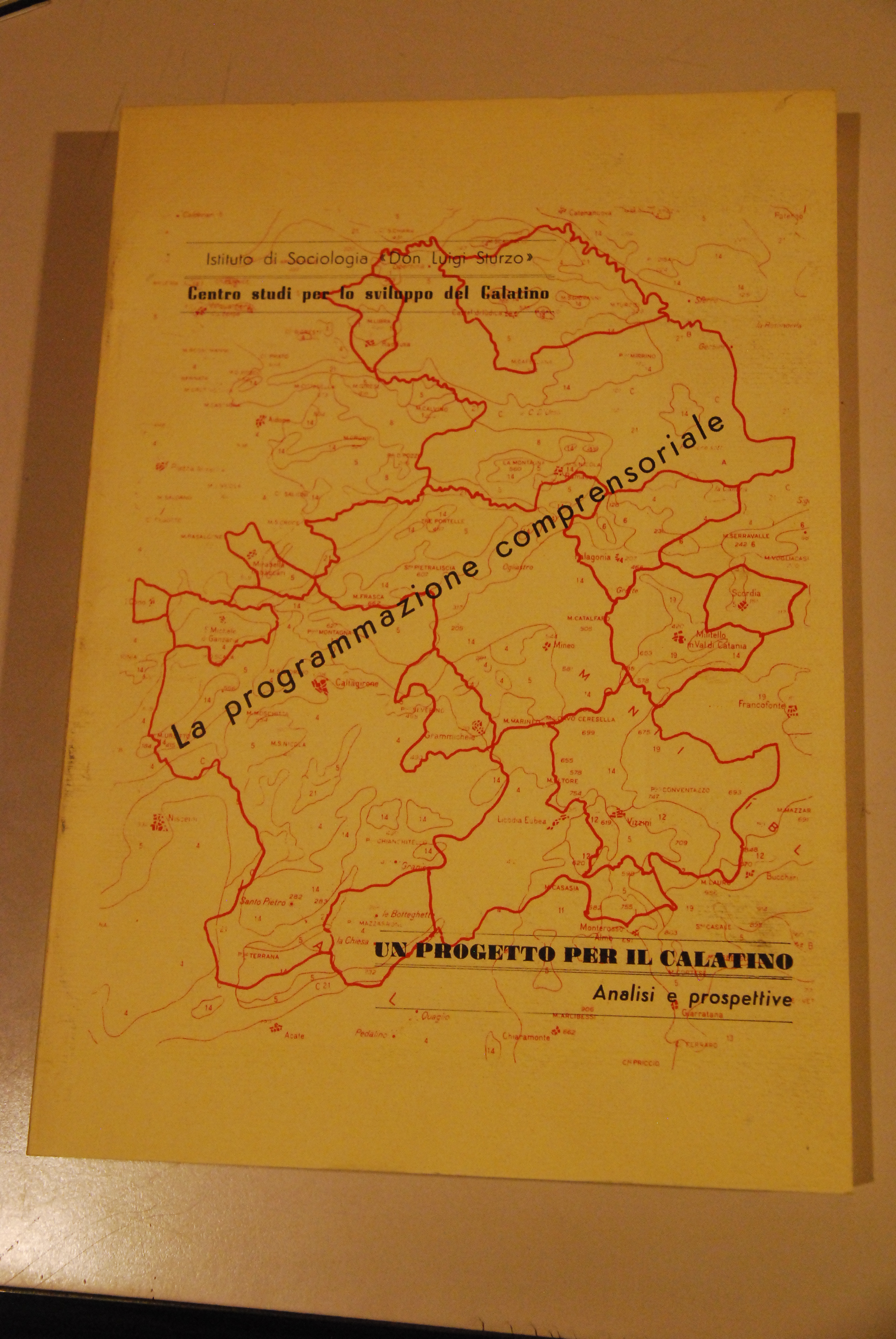 la programmazione comprensoriale un progetto per il calatino NUOVO