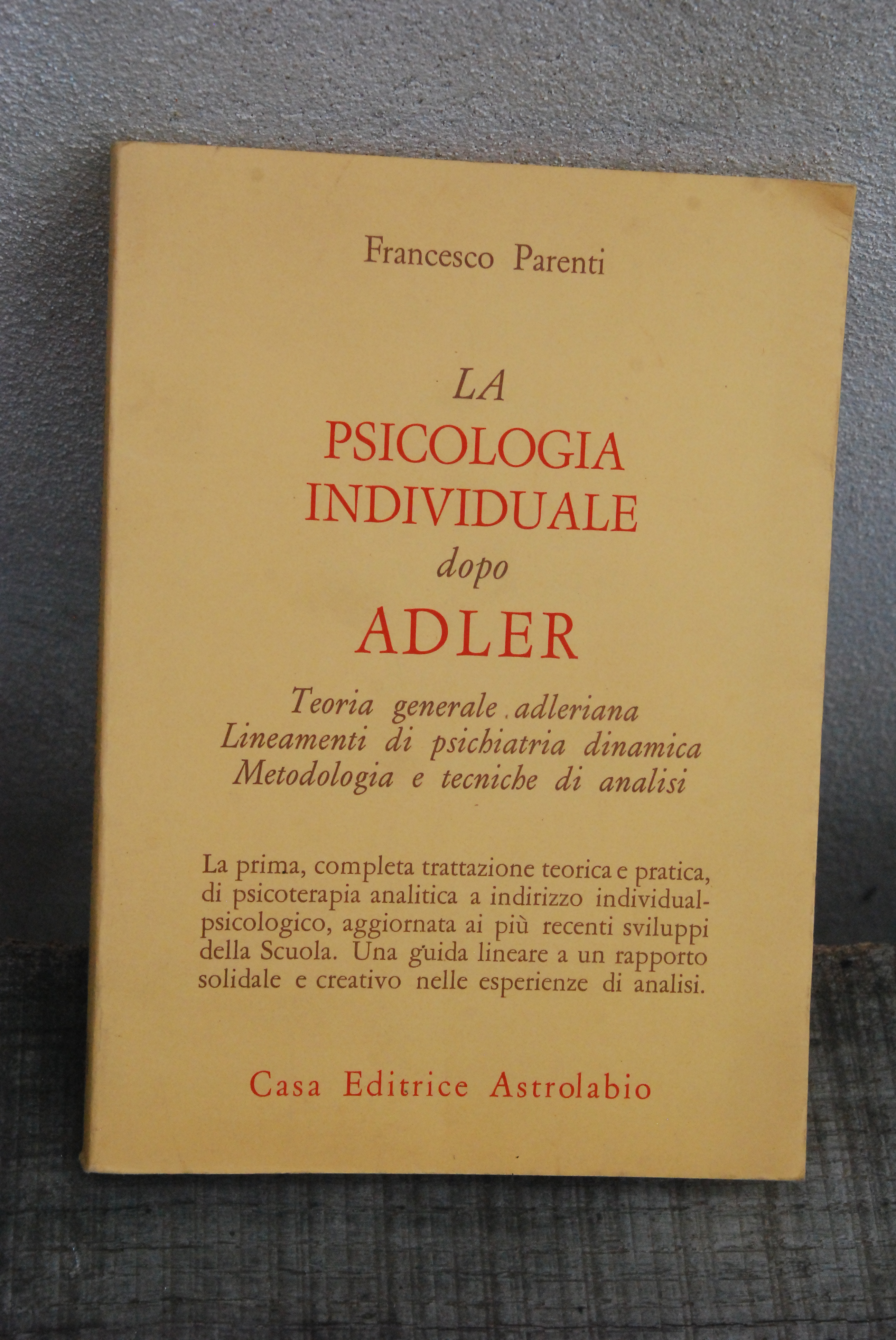 la psicologia individuale dopo adler NUOVO