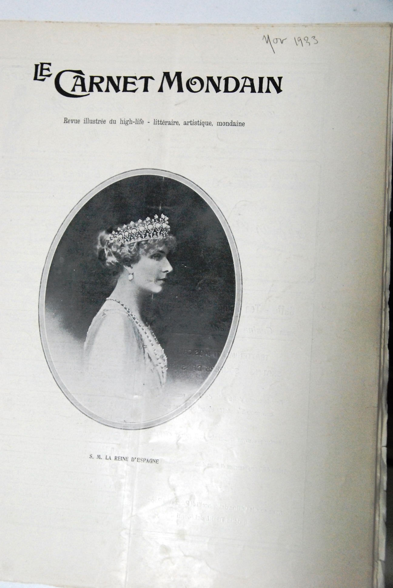 la reine d'espagne n. 521 522