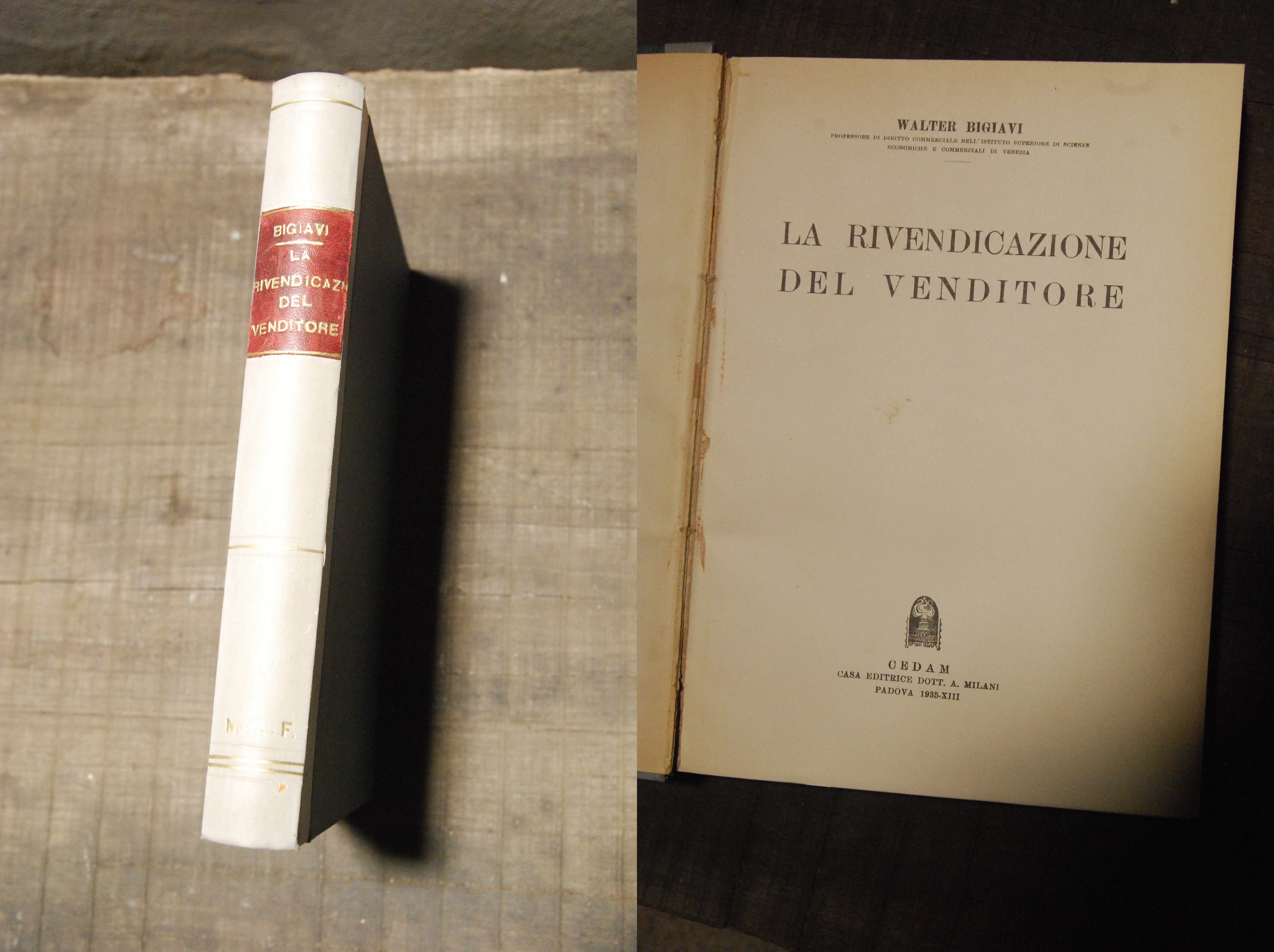 la rivendicazione del venditore