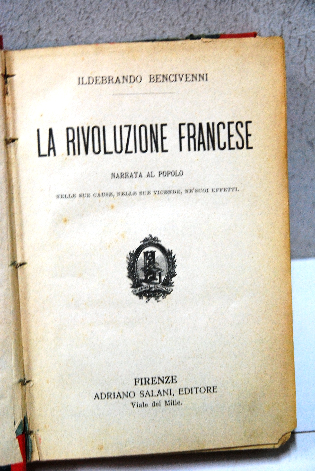 la rivoluzione francese narrata al popolo cop. rigida