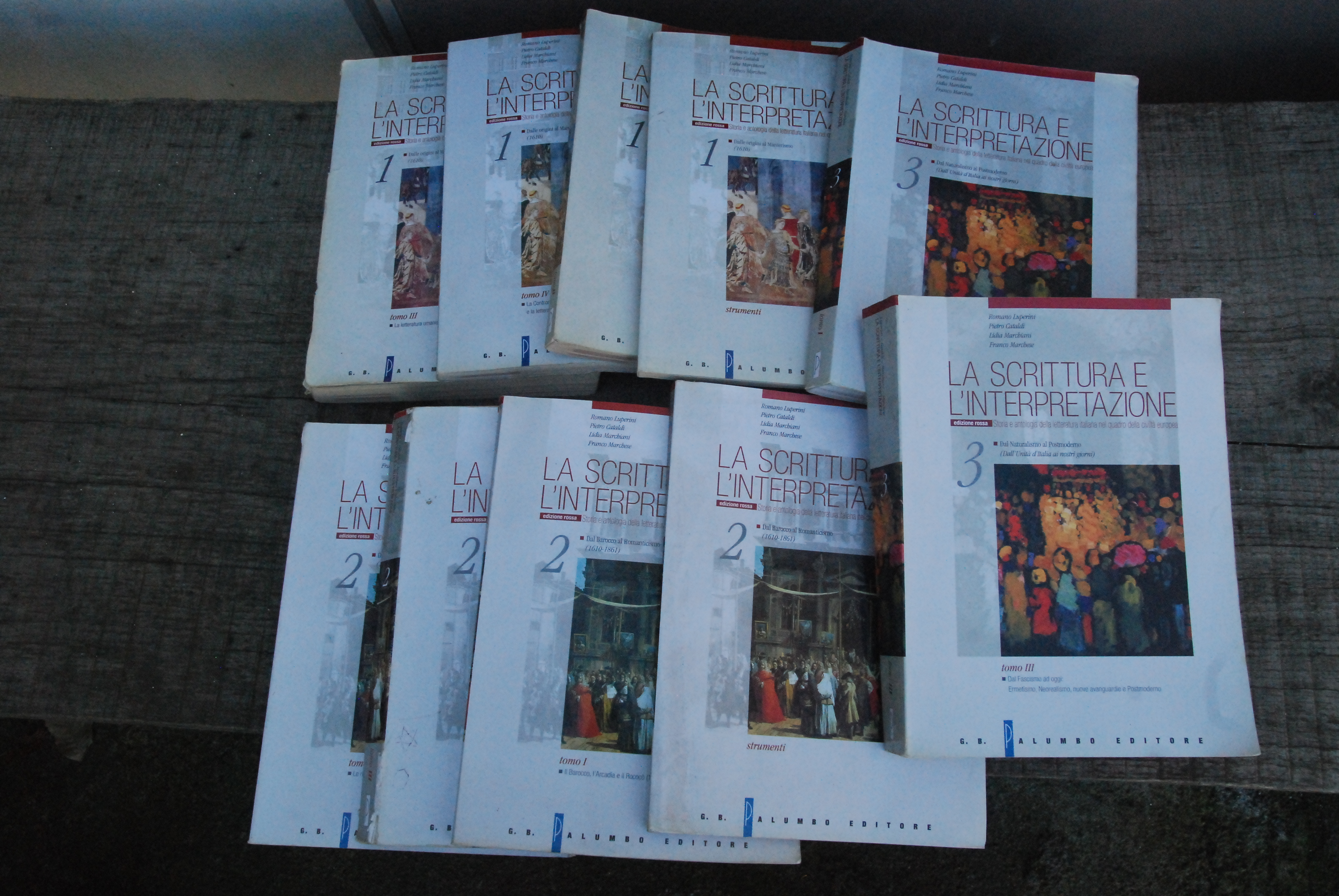 la scrittura e l'interpretazione 10 voll. (sottolineature con evidenziatore)