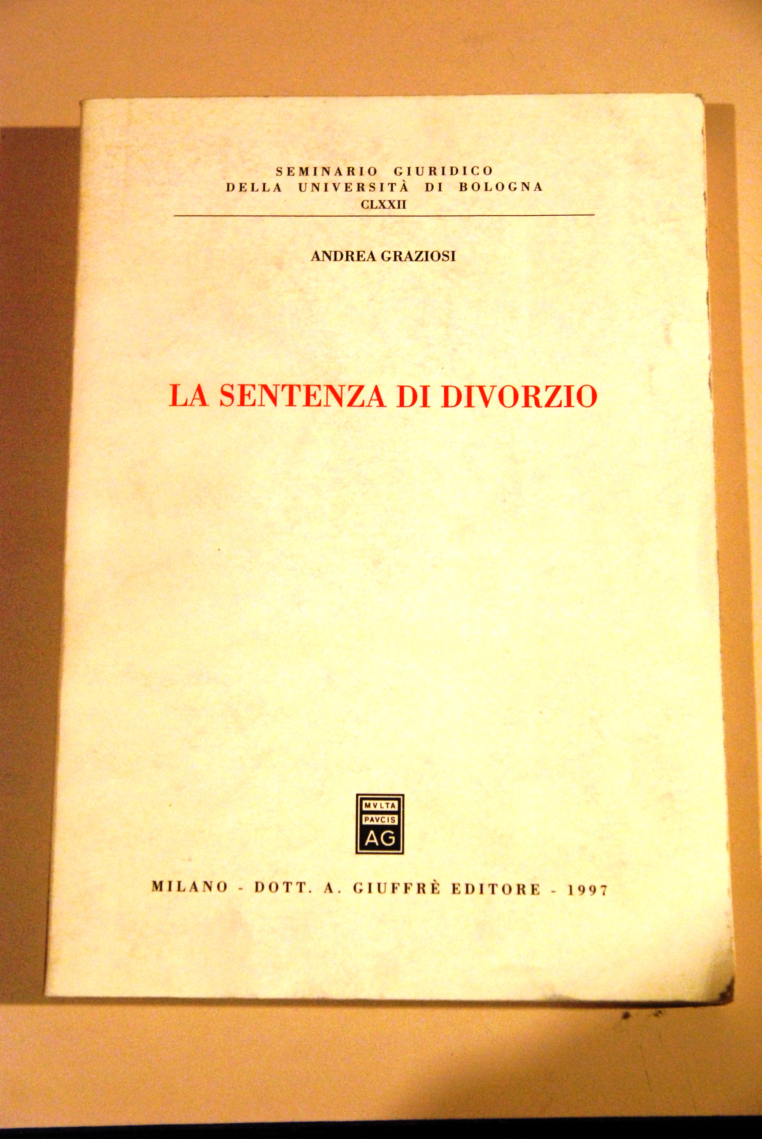 la sentenza di divorzio