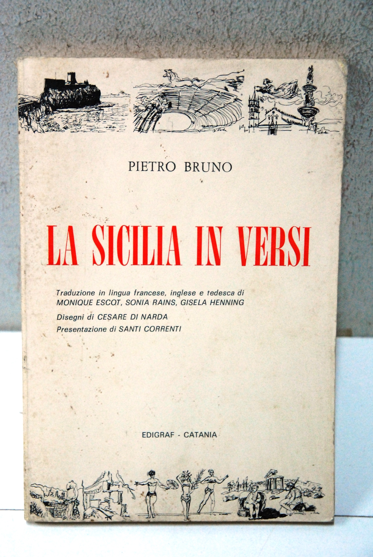 la sicilia in versi autografato (Randazzo Catania)