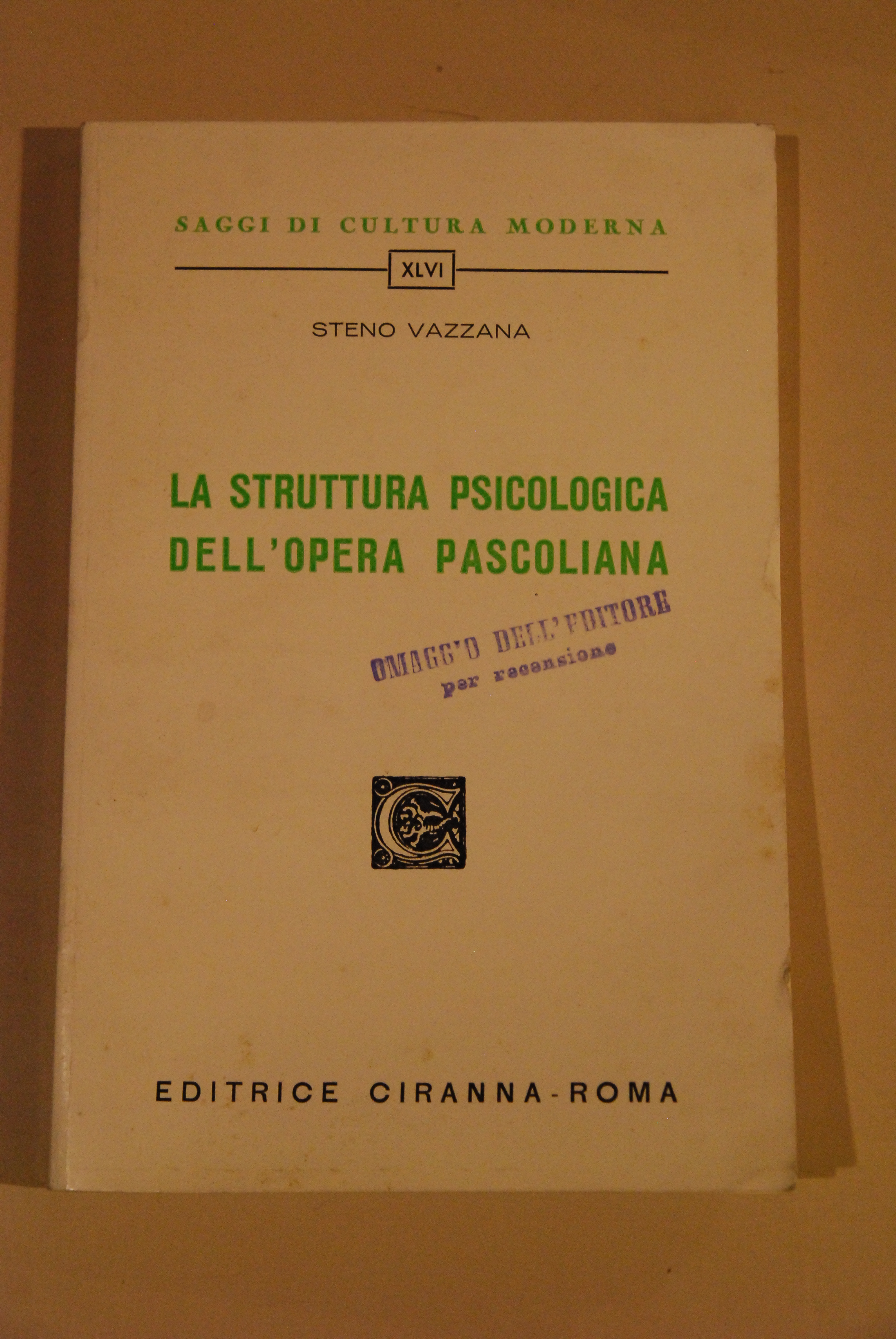 la struttura psicologica dell'opera pascoliana NUOVO