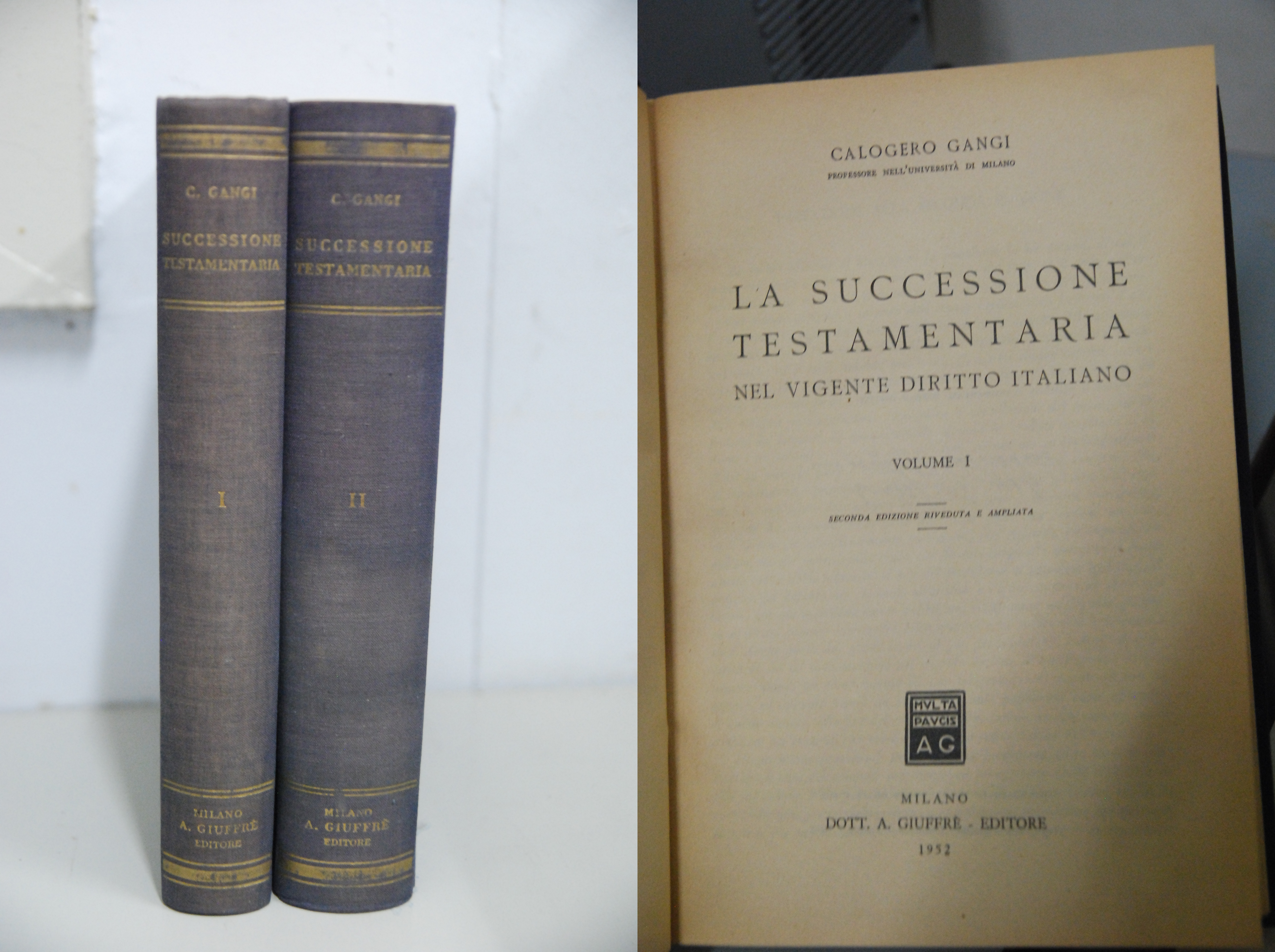 la successione testamentaria nel vigente diritto italiano seconda ediz. 2 …
