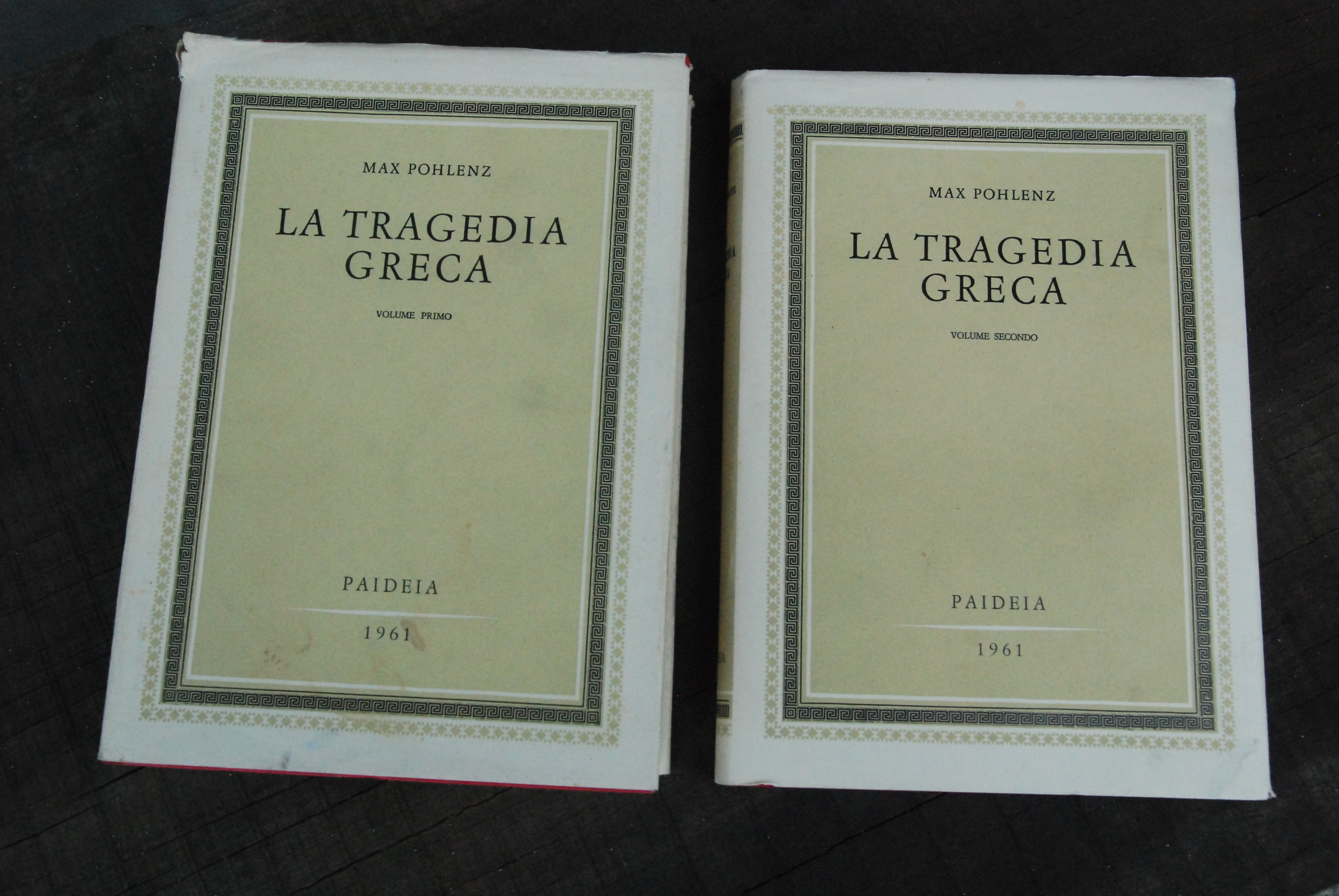 la tragedia greca 2 voll. NUOVISSIMI opera cpl.