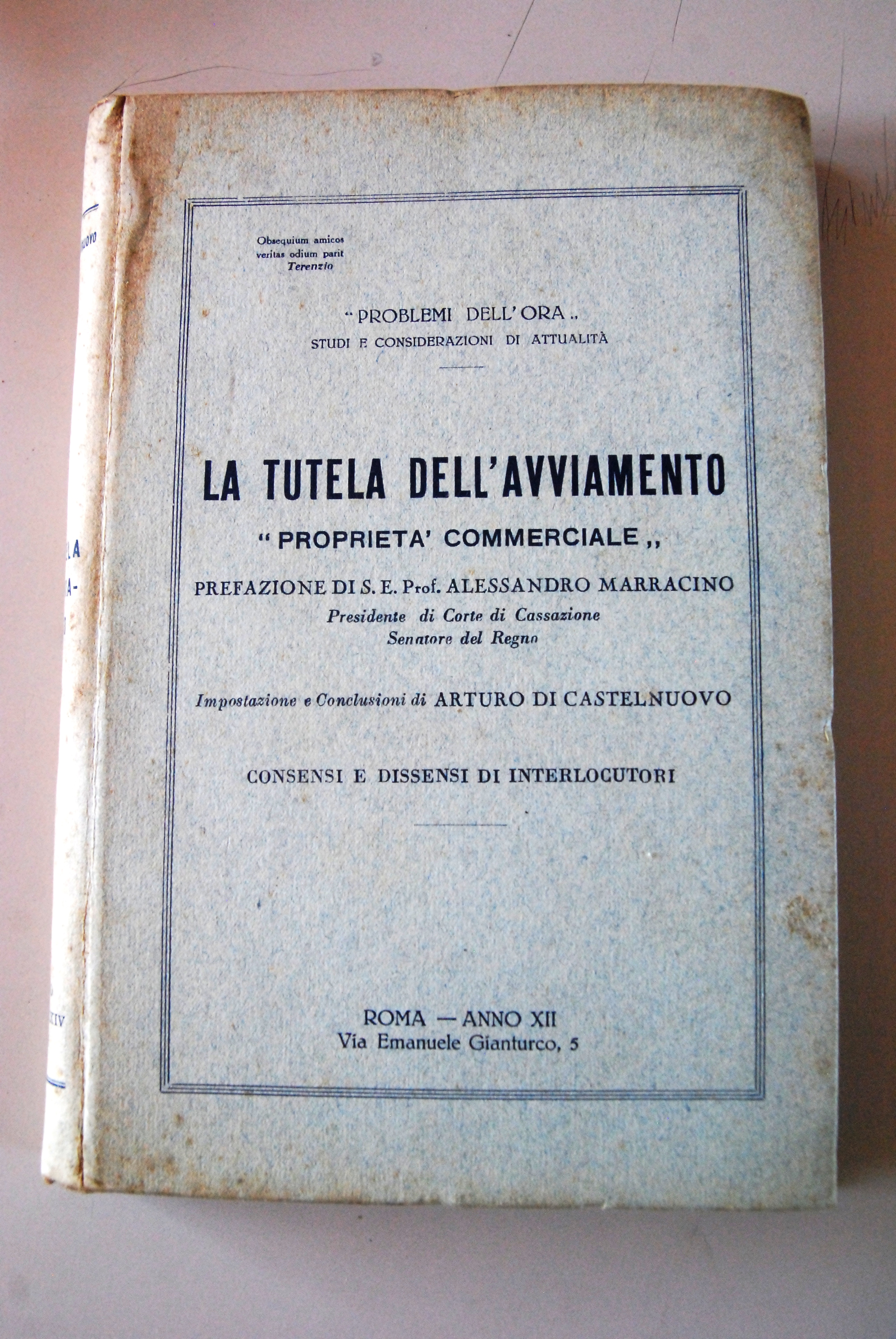 la tutela dell'avviamento proprietà commerciale alessandro marracino