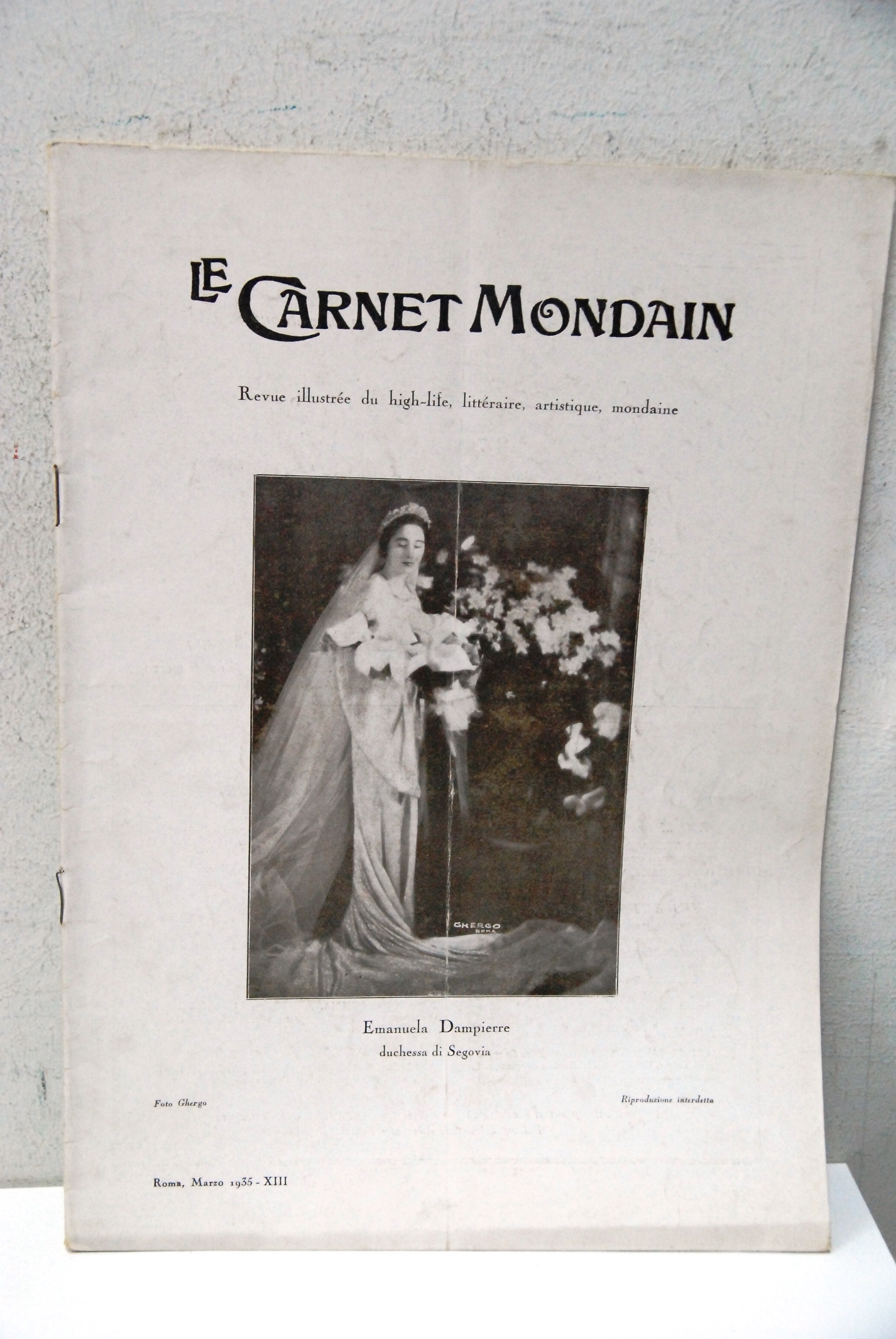 le carnet mondain emanuela dampierre duchessa di segovia - marzo …