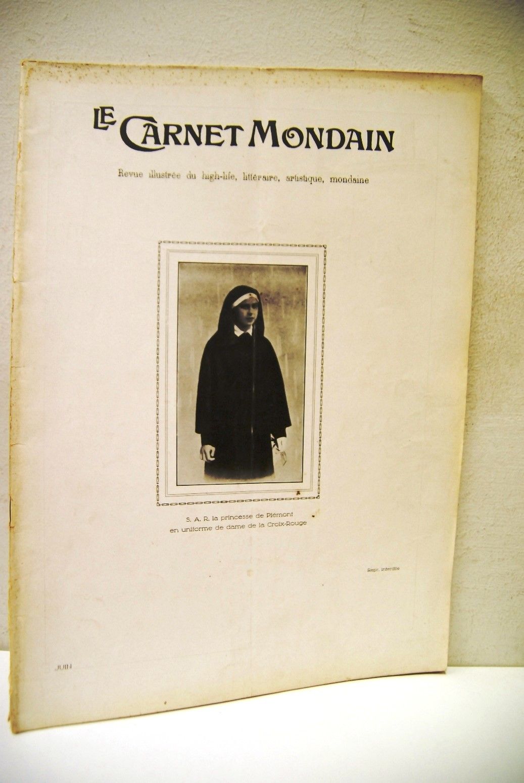 Le Carnet Mondain numero 739 ? 635 (Giugno 1931) la …
