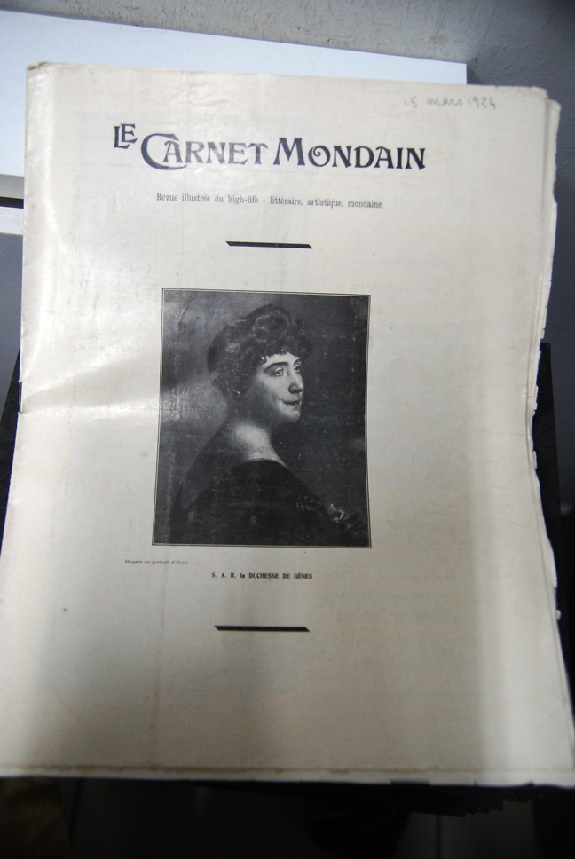 Le Carnet Mondain s.a.r. la duchesse de genes 529 marzo …